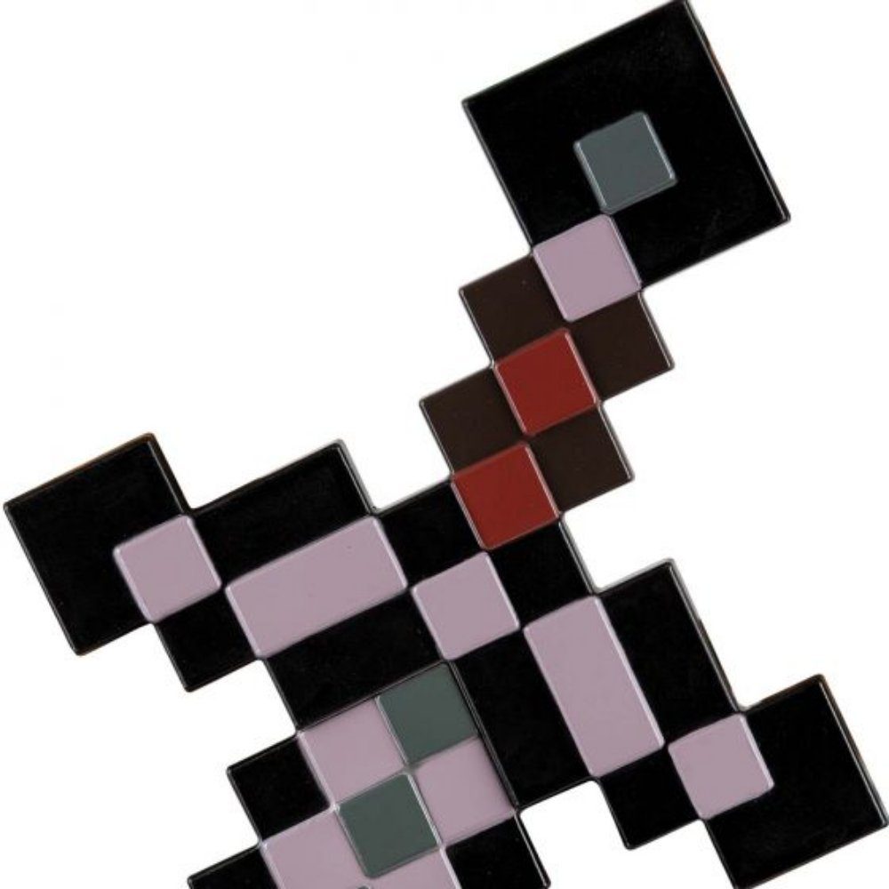 Disguise Spielzeug-Schwert Netherschwert Minecraft Replik 1:1 Nether Schwert sword 51 cm XXL