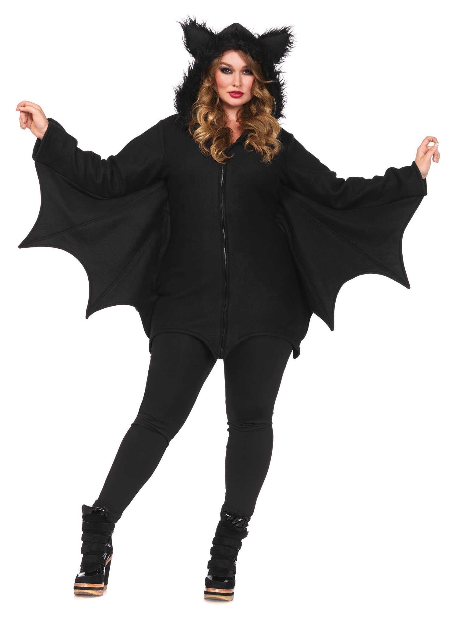 Kostüm Fledermaus - XXL Karneval Faschingskostüm Damen