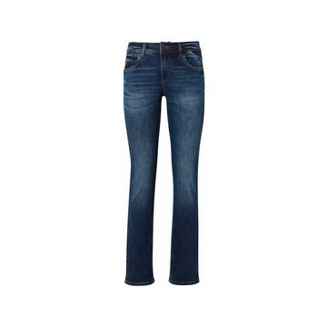 TOM TAILOR Straight-Jeans blau gerade (1-tlg)