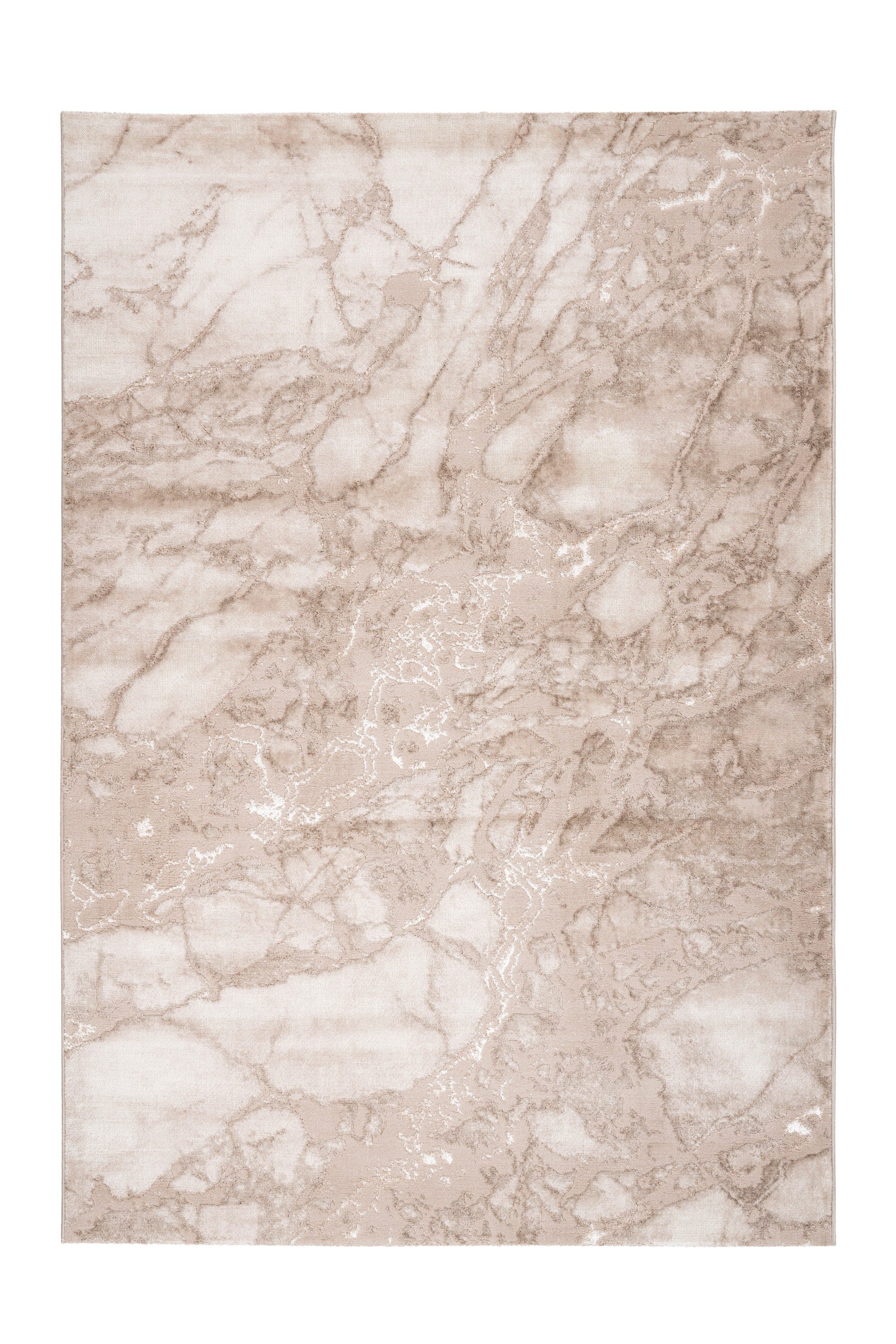 Kayoom Teppich Mineral 425, rechteckig, Höhe: 12 mm, Kurzflor, Hoch Tief Struktur, Wohnzimmer