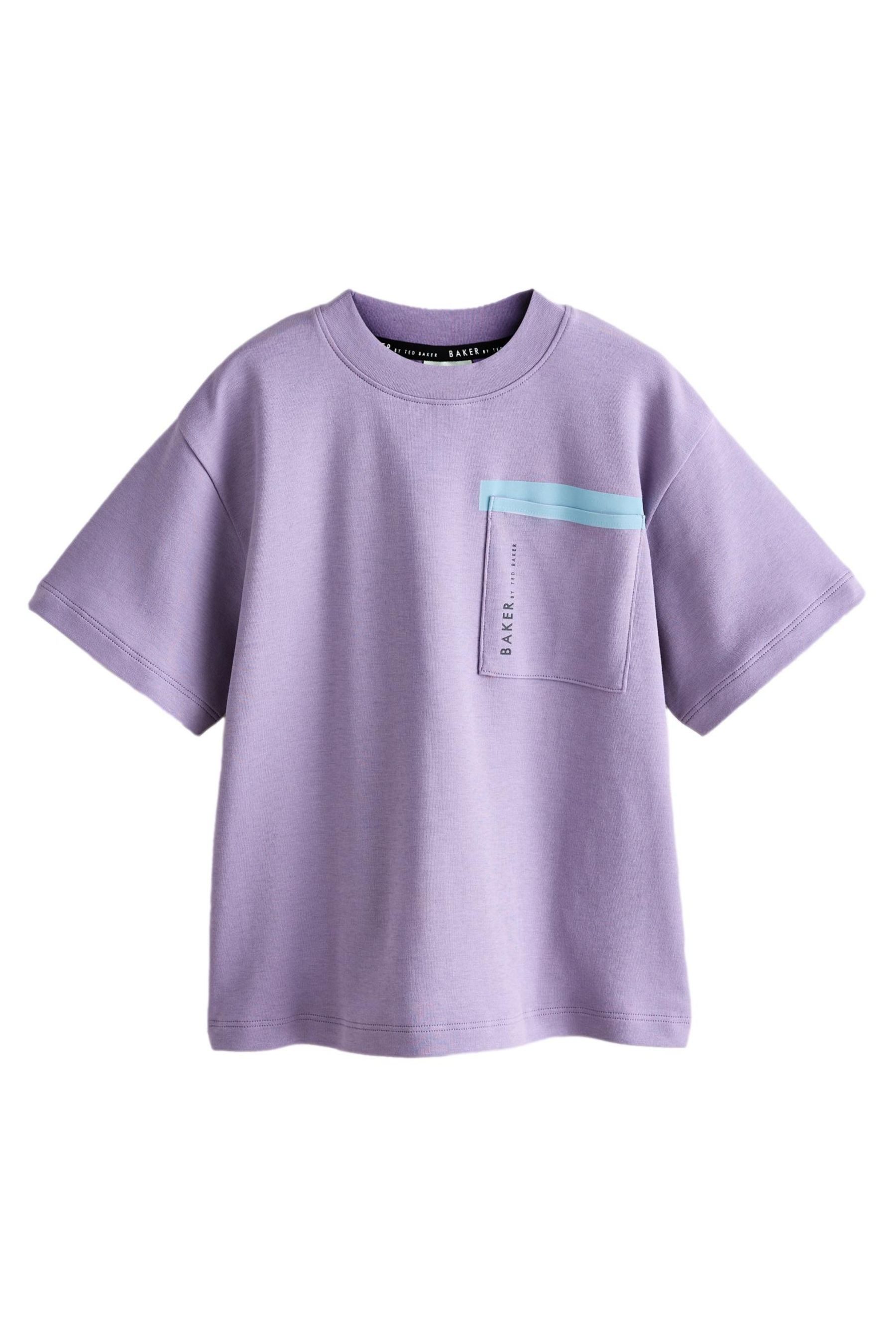 T-Shirt Baker by Ted Baker Oversize-T-Shirt mit Tasche