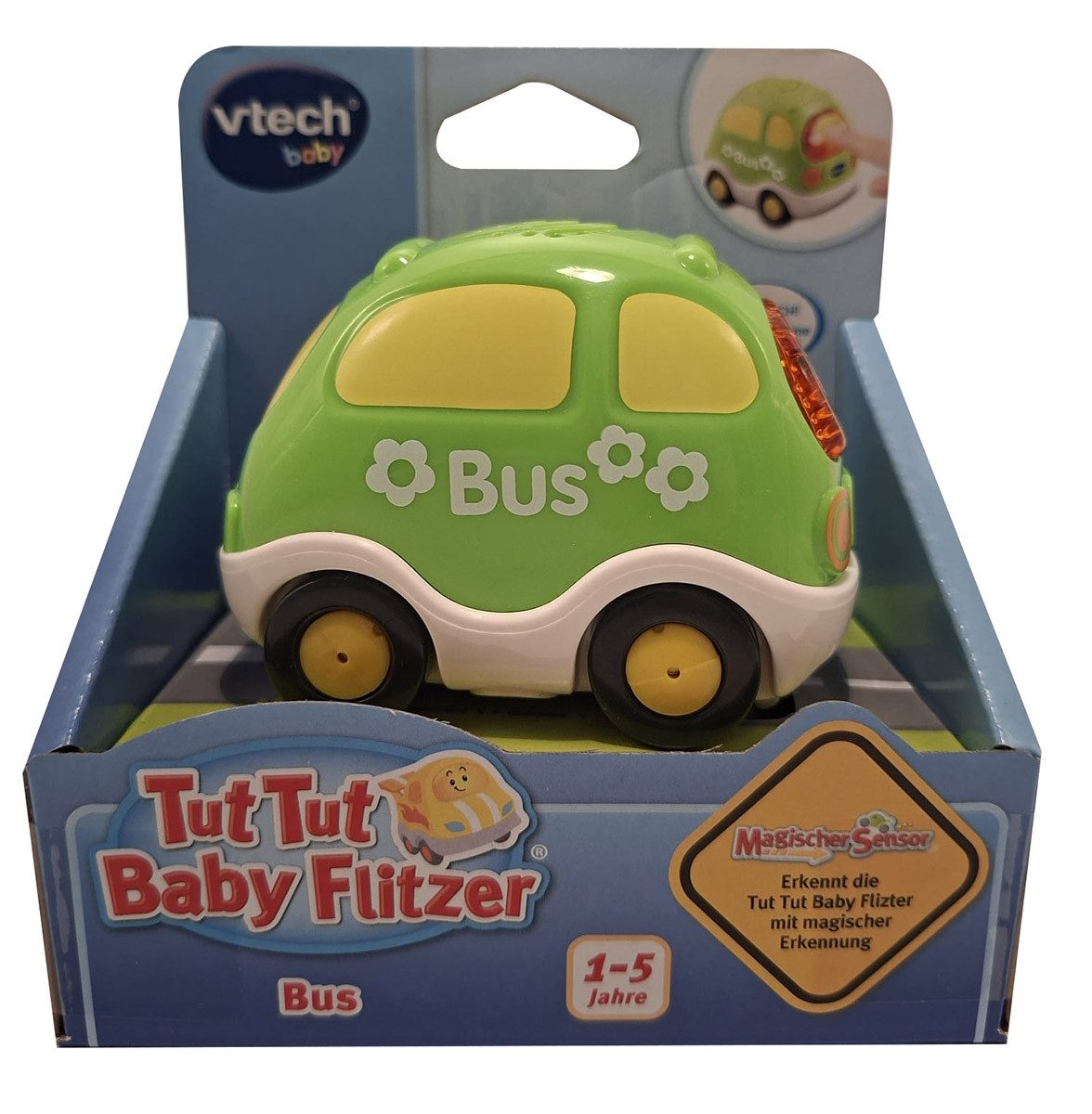 Vtech® Spielzeug-Bus Vtech Baby Tut Tut Baby Flitzer Bus Babyspielzeug mit Lieder Musik