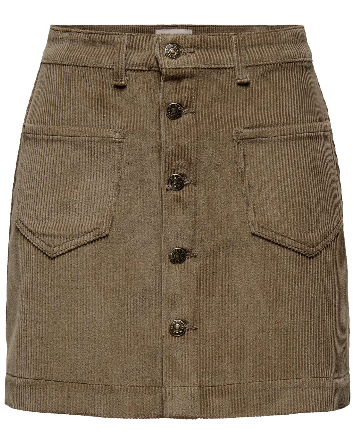 ONLY Cordrock High Waist Cordrock mit Knopfverschluss und Strech günstig online kaufen
