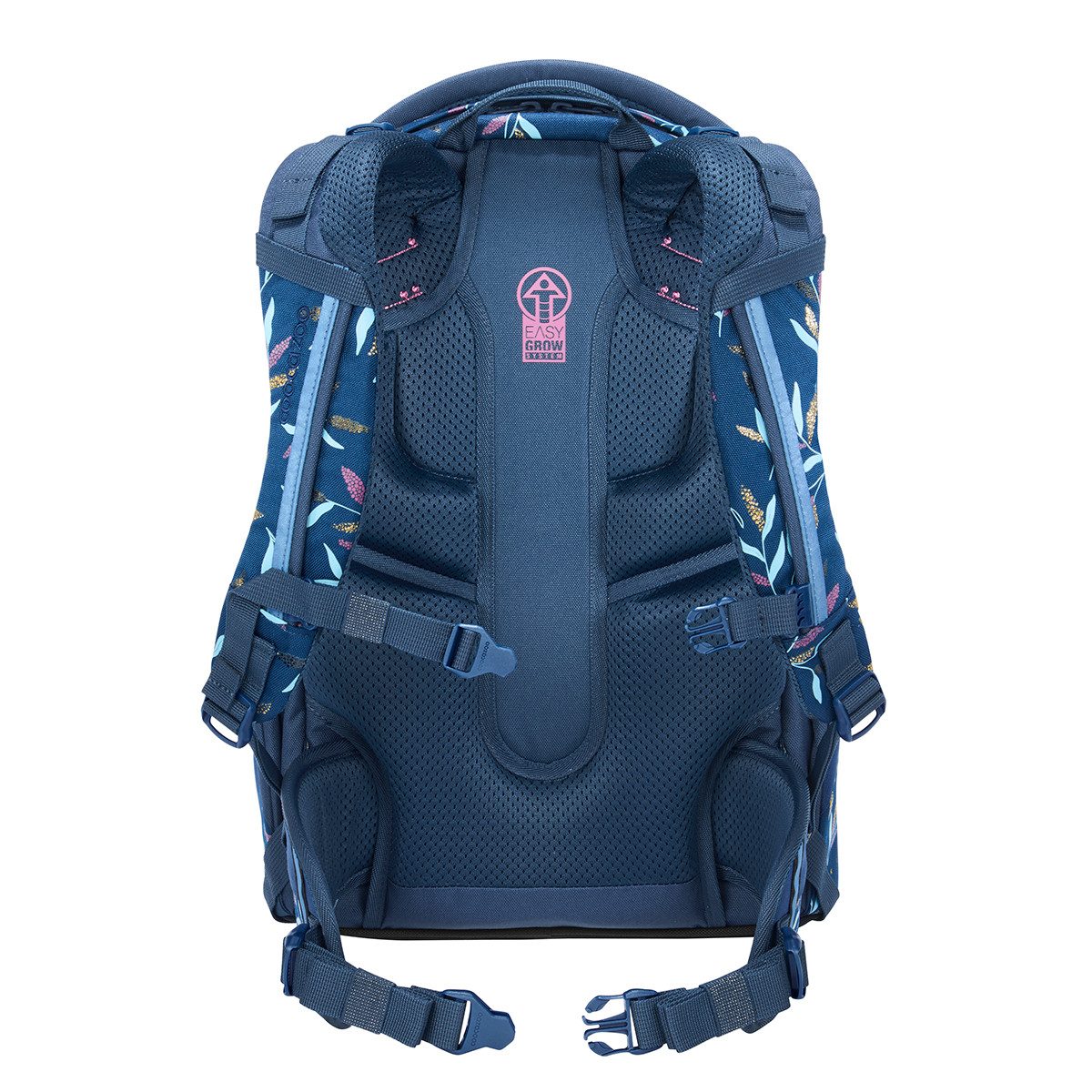 coocazoo Schulranzen Schulrucksack-Set MATE Boho Glam 3-teilig (3-teilig), ergonomisch, Körpergröße: 135 - 180 cm, Easy-Grow-System – Bild 4 von 5