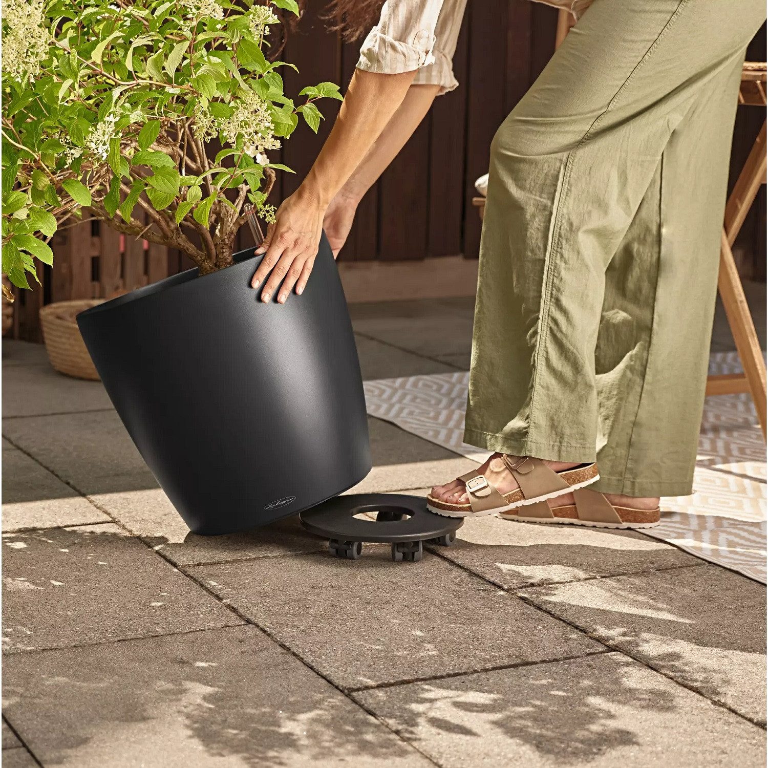 Lechuza® Pflanzkübel Classico Color 50, dunkelgrau