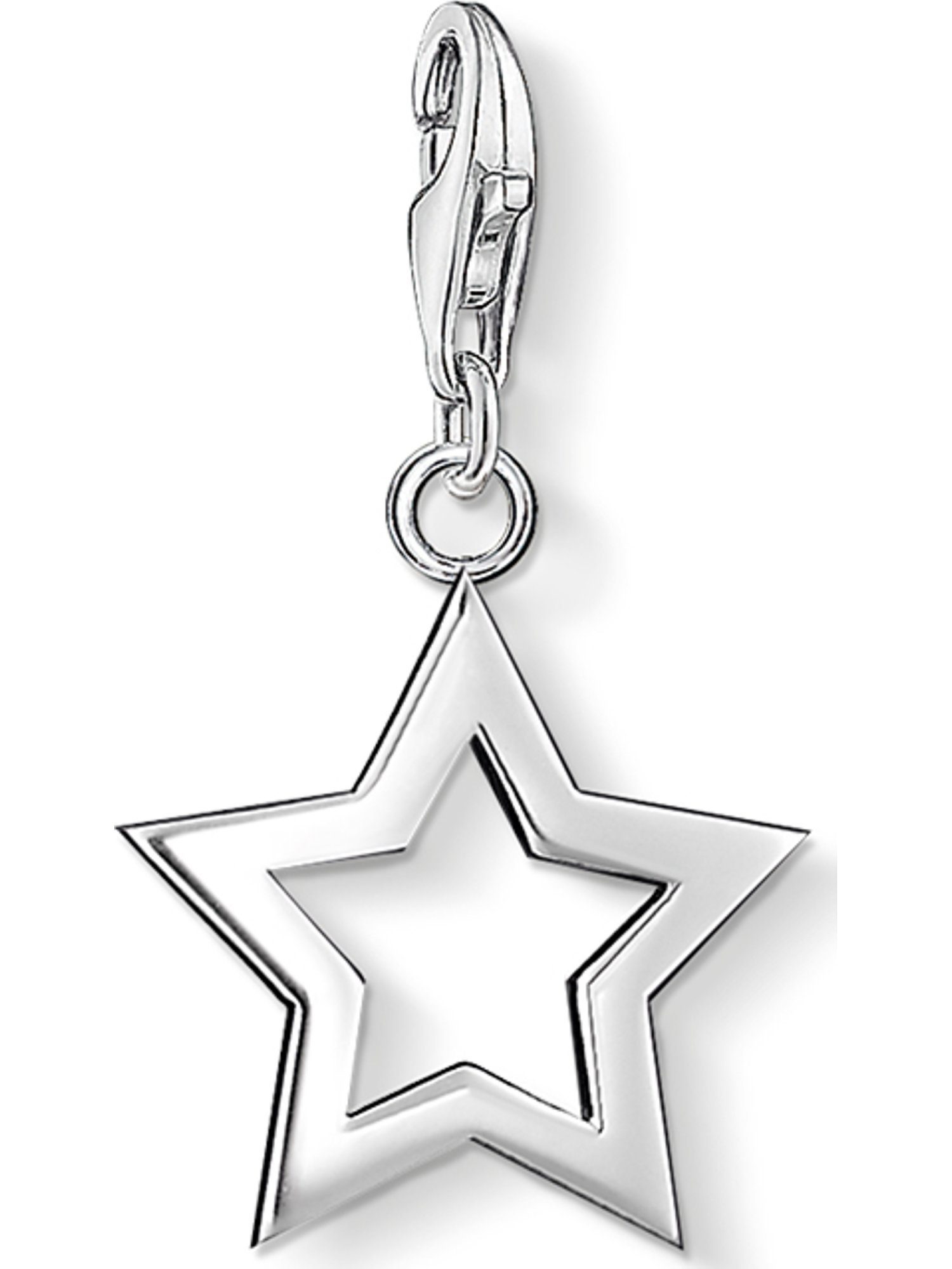 THOMAS SABO Kettenanhänger Thomas Sabo Damen-Charm 925er Silber Stern günstig online kaufen
