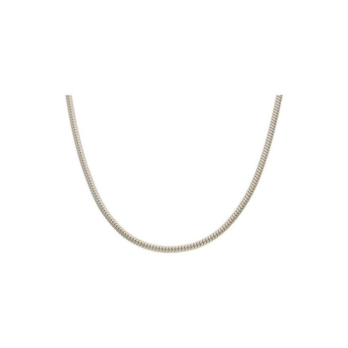 JuwelmaLux Silberkette Halskette Silber Schlangenkette 50 cm (1-tlg) Damen Silberkette Silber 925/000 inkl. Schmuckschachtel