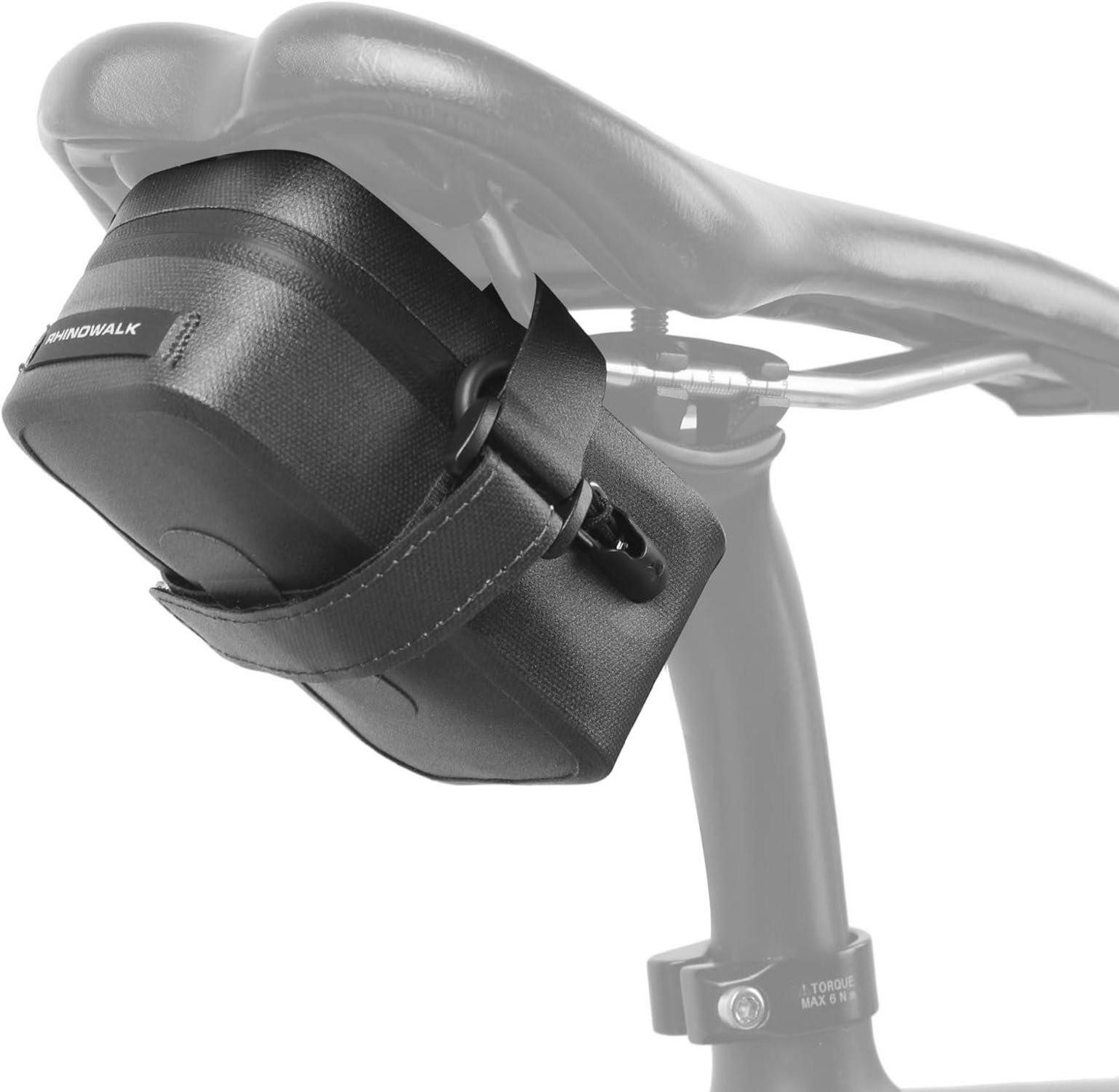 Fahrrad-Gepäckträger Fahrrad Satteltasche Wasserdicht Schwarz 0.4L Puller Seil