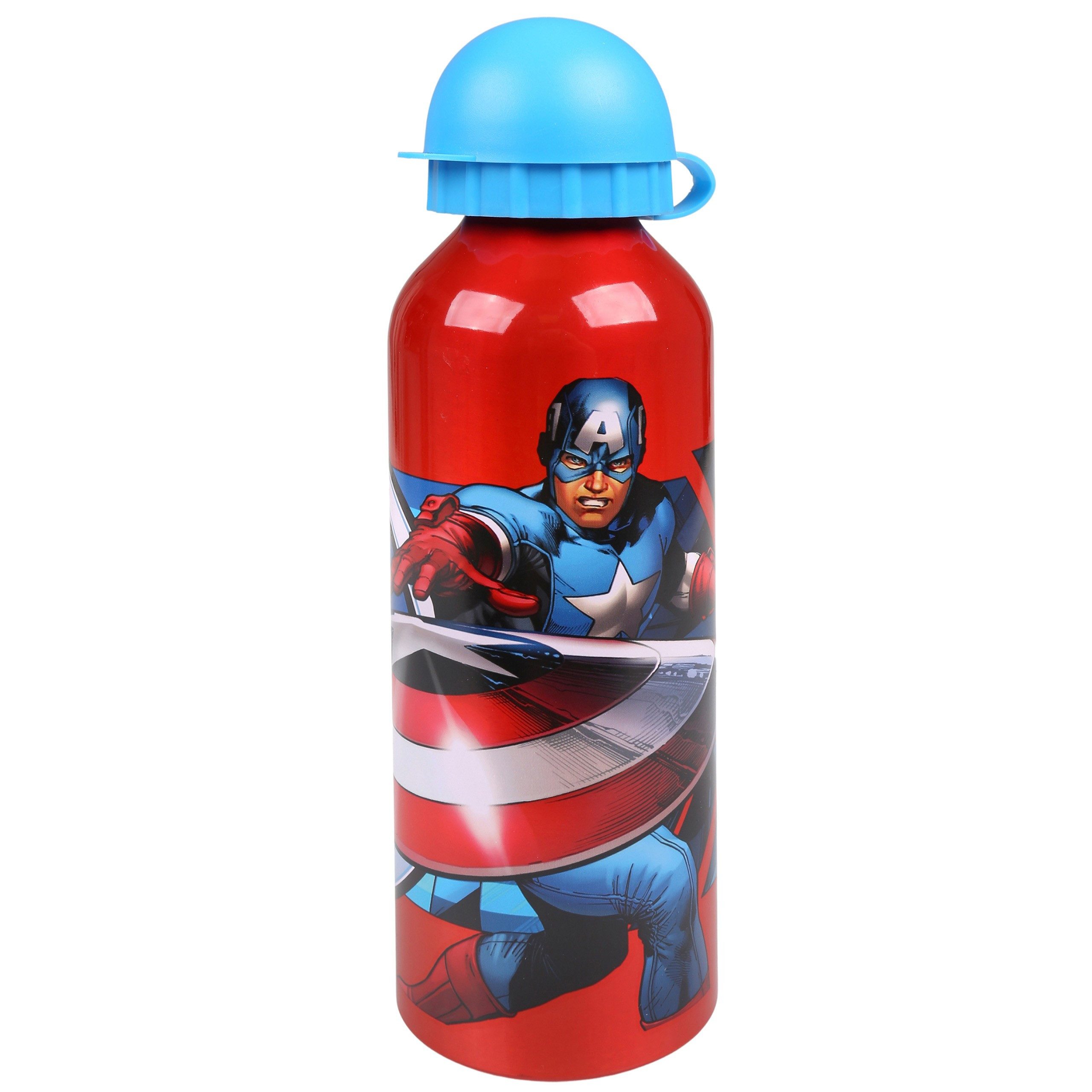 MARVEL Trinkflasche MARVEL Avengers Aluminium Trinkflasche, rote Flasche 500 ml
