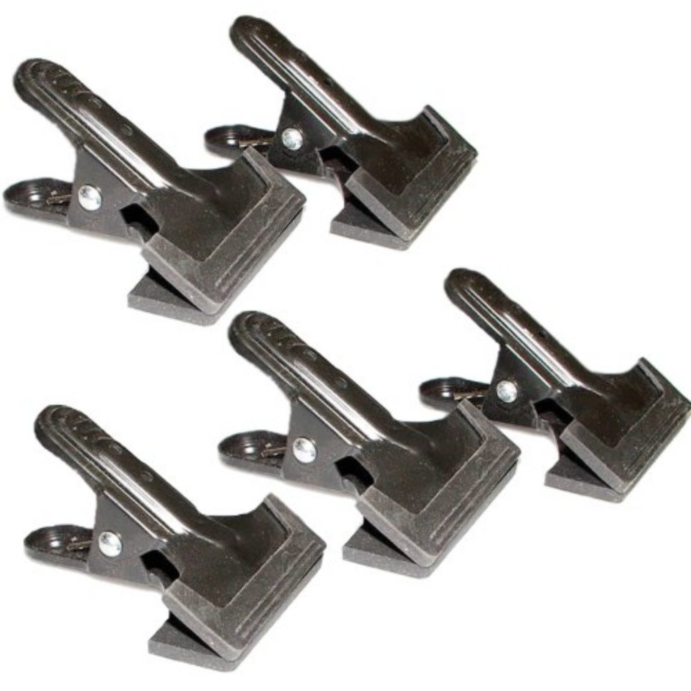 Dynasun Klemmen Klemmen WOS2009, (5-St), Federklemmen – Universalklemmen zur Befestigung von Hintergründen Foto