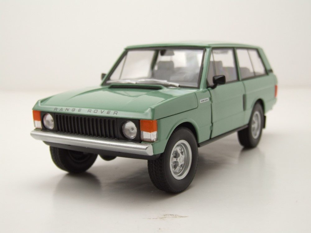 Welly Modellauto Land Rover Range Rover 1970 grün, Maßstab 1:24