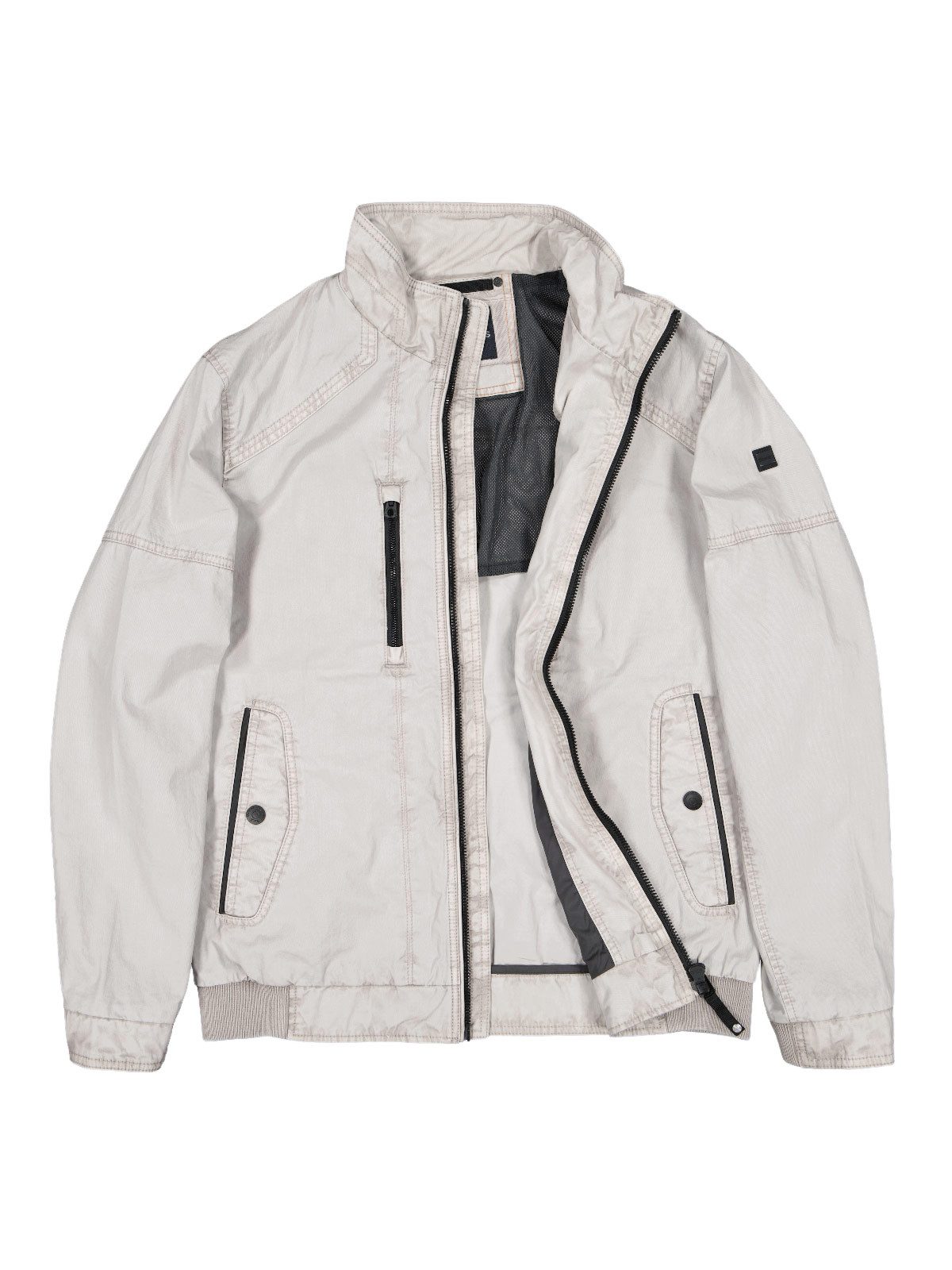 Kurzjacke Herren Baumwoll-Jacke, Beige