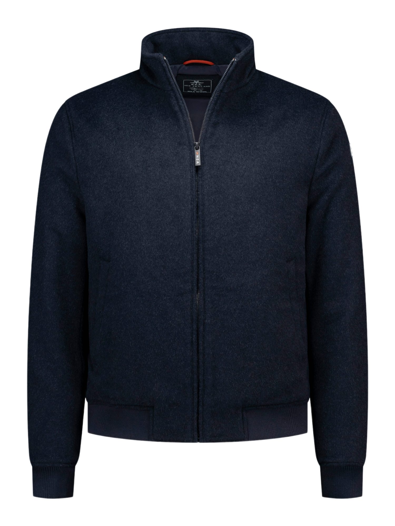 New Zealand Auckland Outdoorjacke NZA263 H blau,Casual,Polyester,Unifarben,Stehkragen,Langarm,Regular Fit