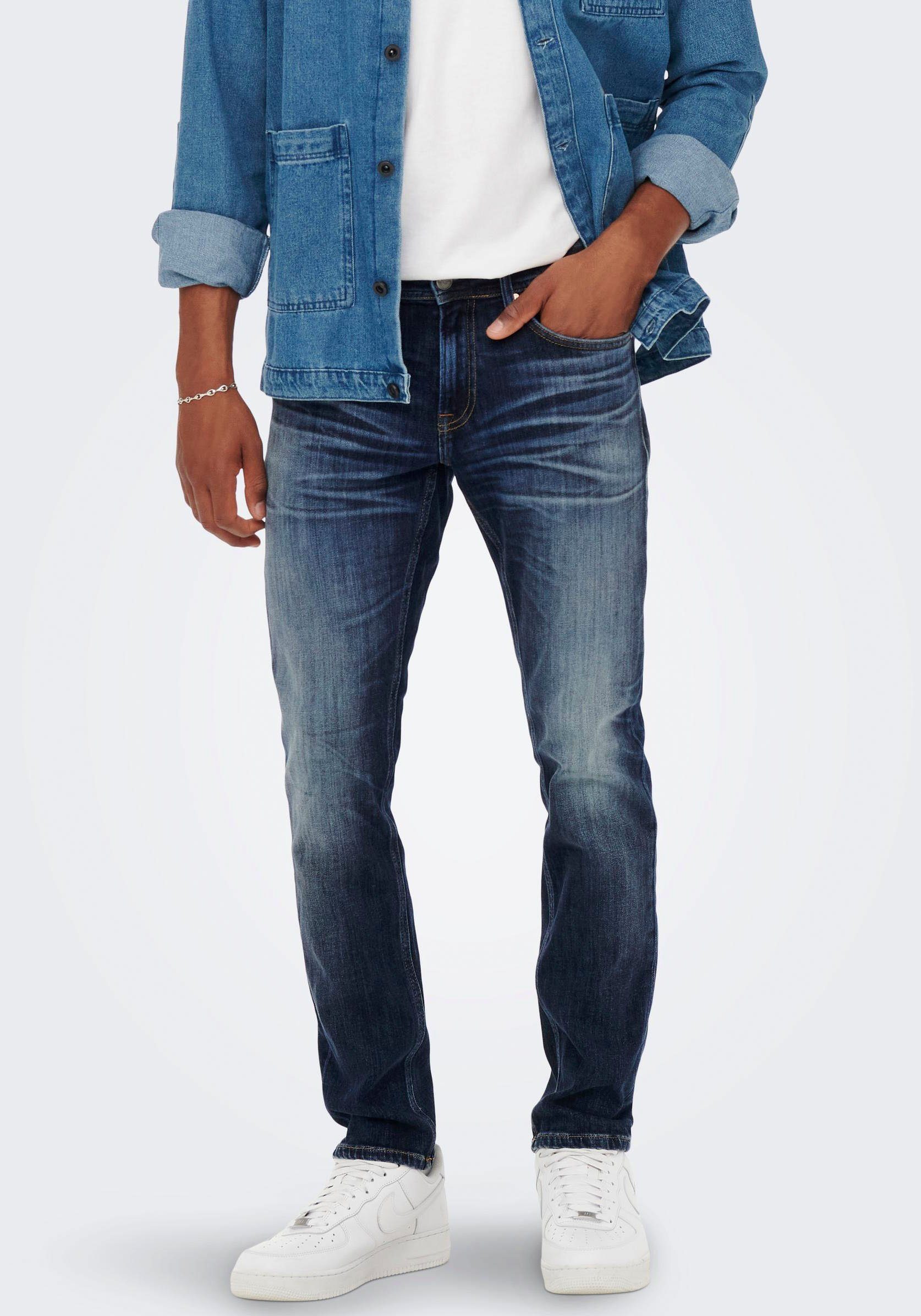 Straight-Jeans ONSWEFT REGULAR WB 0021 TAI DNM NOOS