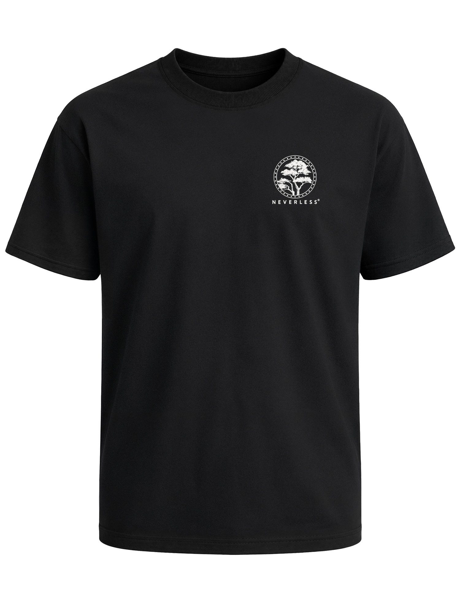 Oversize-Shirt Herren T-Shirt - Japan Kompass - Oversized Relaxed Fit Sommer