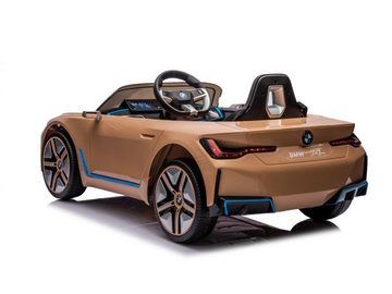 TPFLiving Elektro-Kinderauto Go-Kart mit EVA und Kunststoffreifen zum Driften, Belastbarkeit 30 kg, Kinderfahrzeug mit Soft-Start und Bremsautomatik - Farbe: bronze