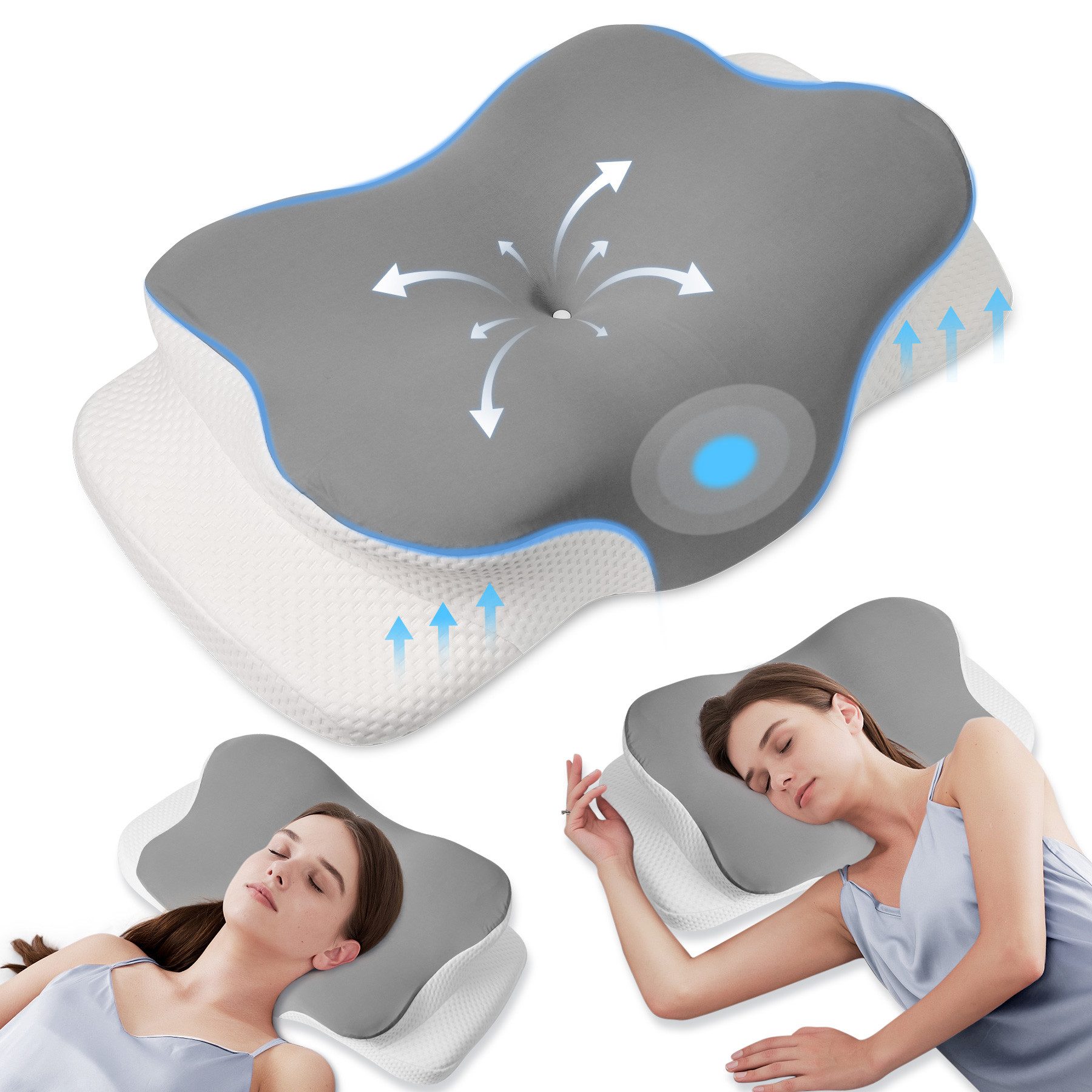 Simloveve Kopfkissen Nackenstützkissen,Nackenkissen,Seitenschläferkissen, F günstig online kaufen