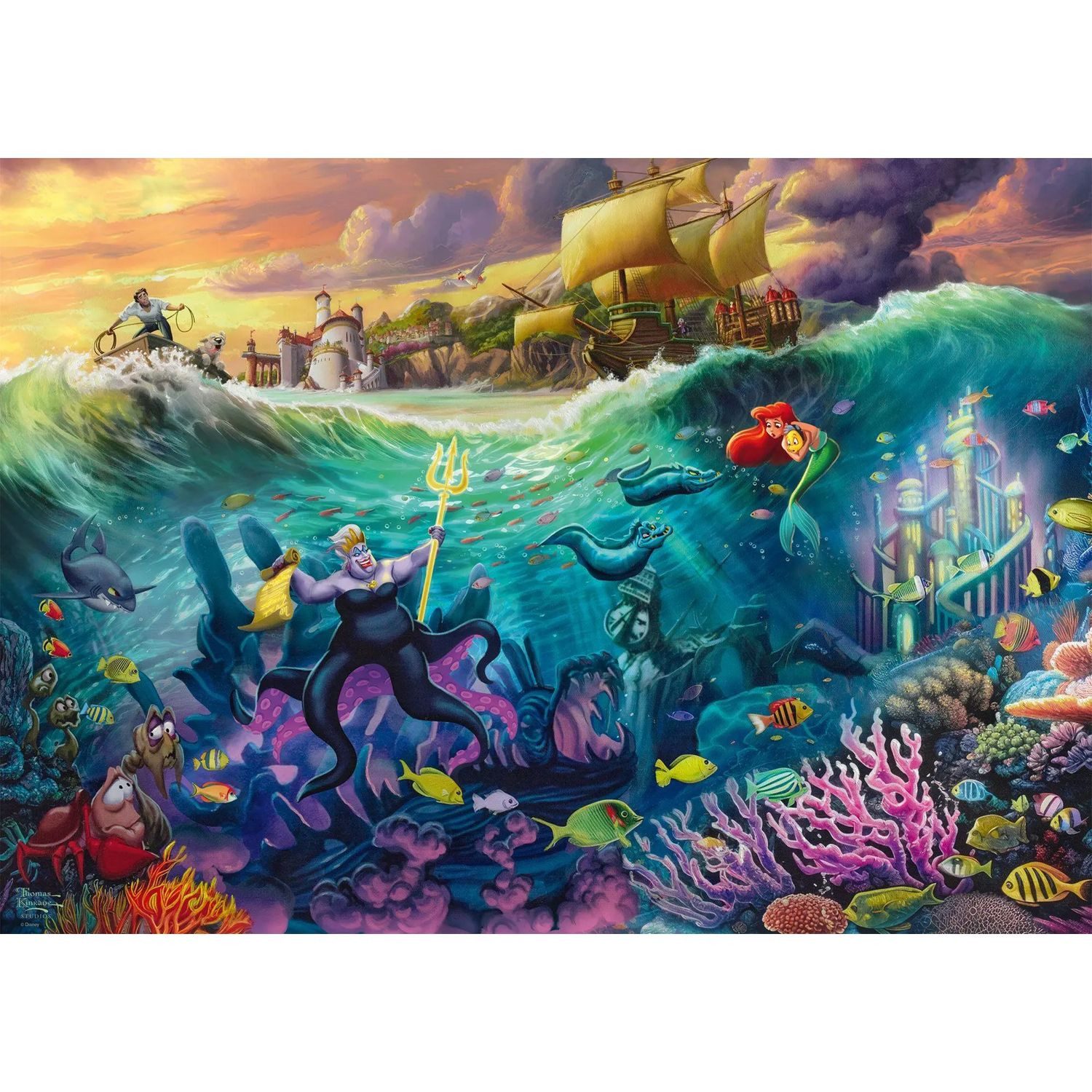 Schmidt Spiele Puzzle Disney, The Little Mermaid, Ursula, 1000 Puzzleteile