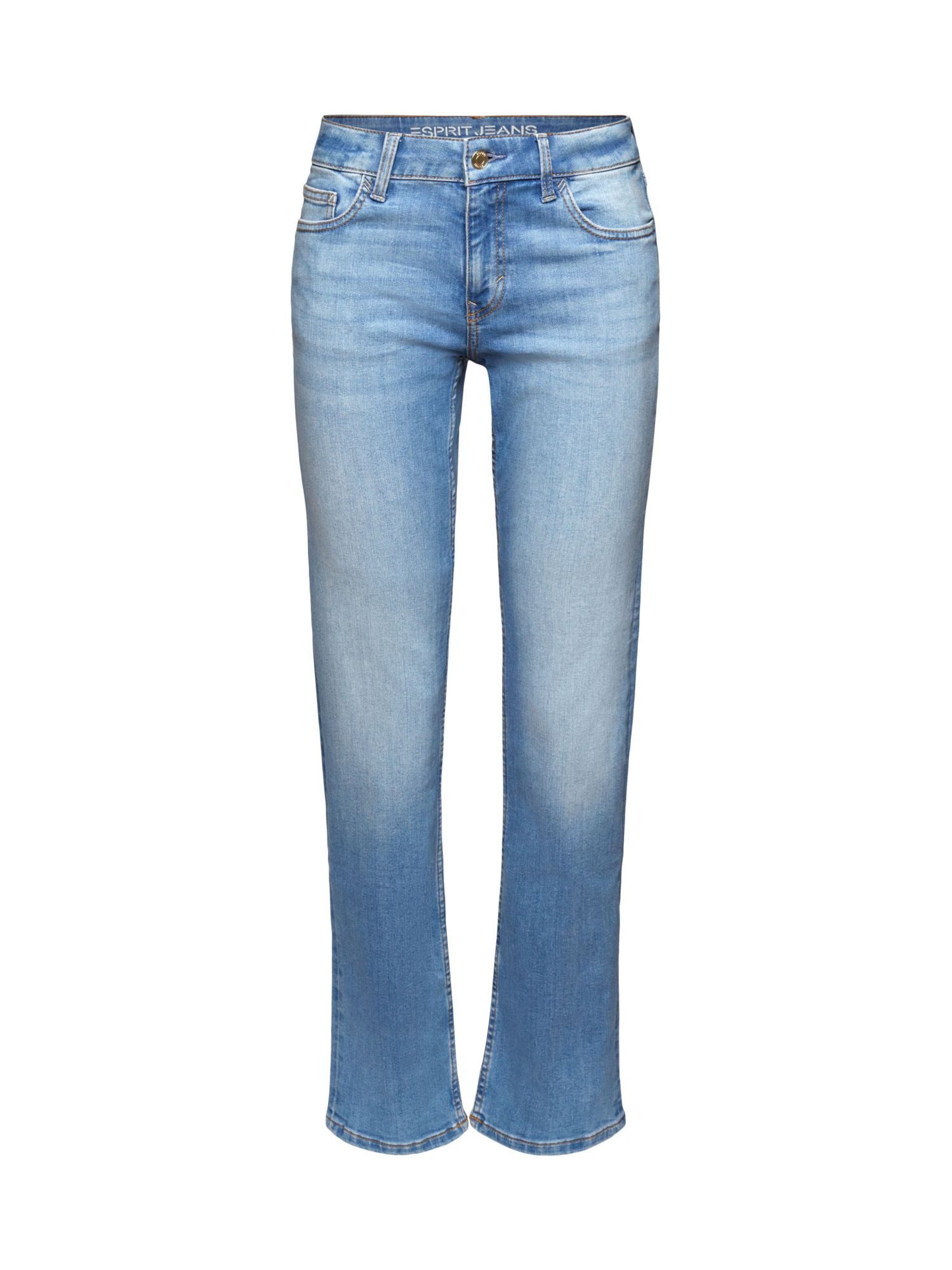 Esprit Straight-Jeans Jeans mit geradem Bein und mittlerer Bundhöhe