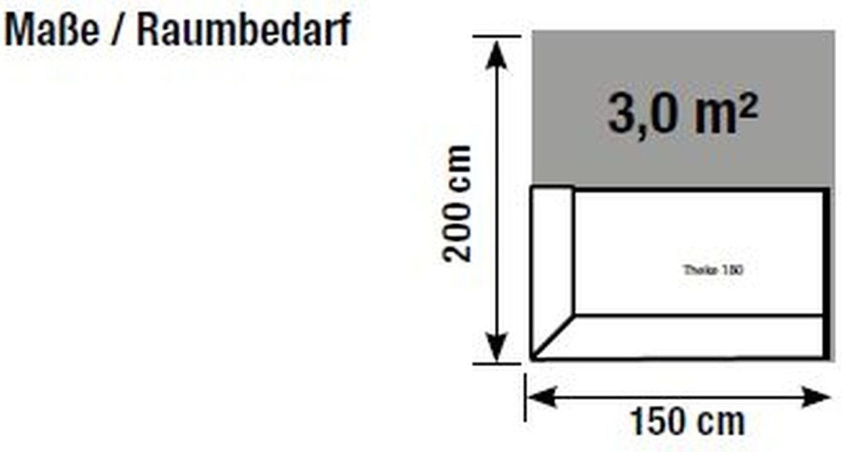 KERKMANN Empfangstheke Ecktheke Bari Metall/Holz weiß
