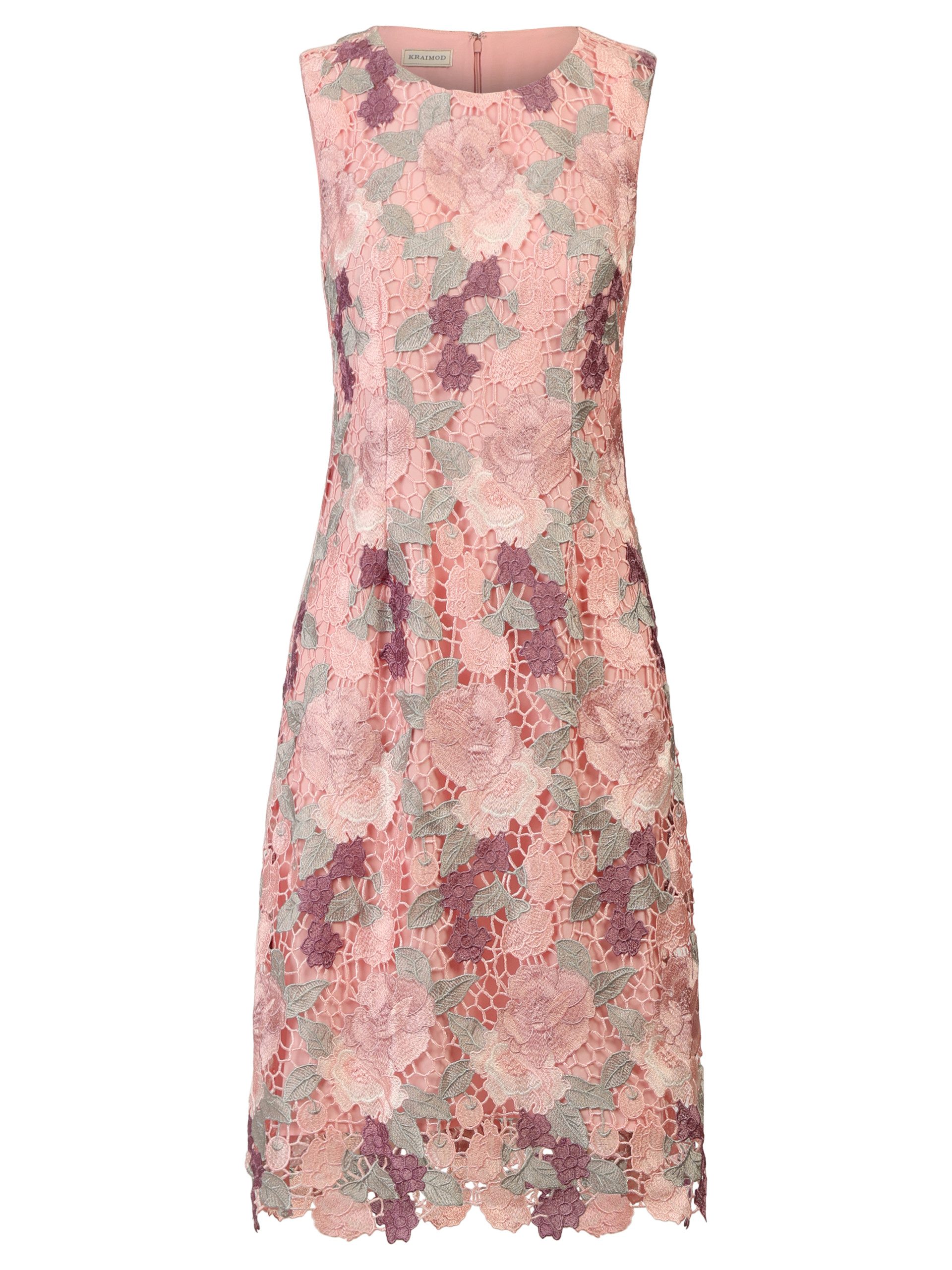 Kraimod Cocktailkleid mit floraler 3D-Struktur