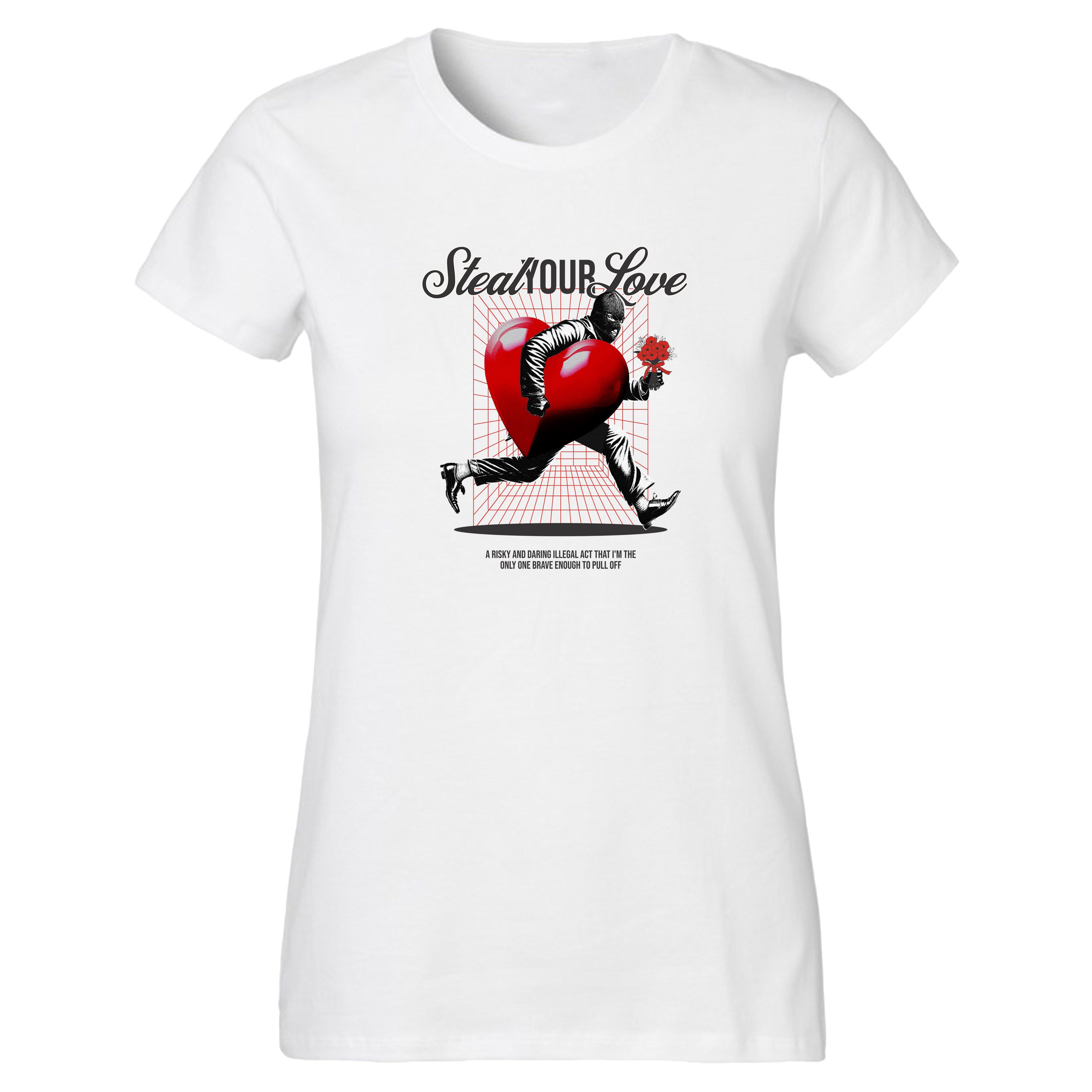 Banco T-Shirt Damen T-Shirt „Steal Your Love“ mit Grafikdruck - Rundhals Ku günstig online kaufen