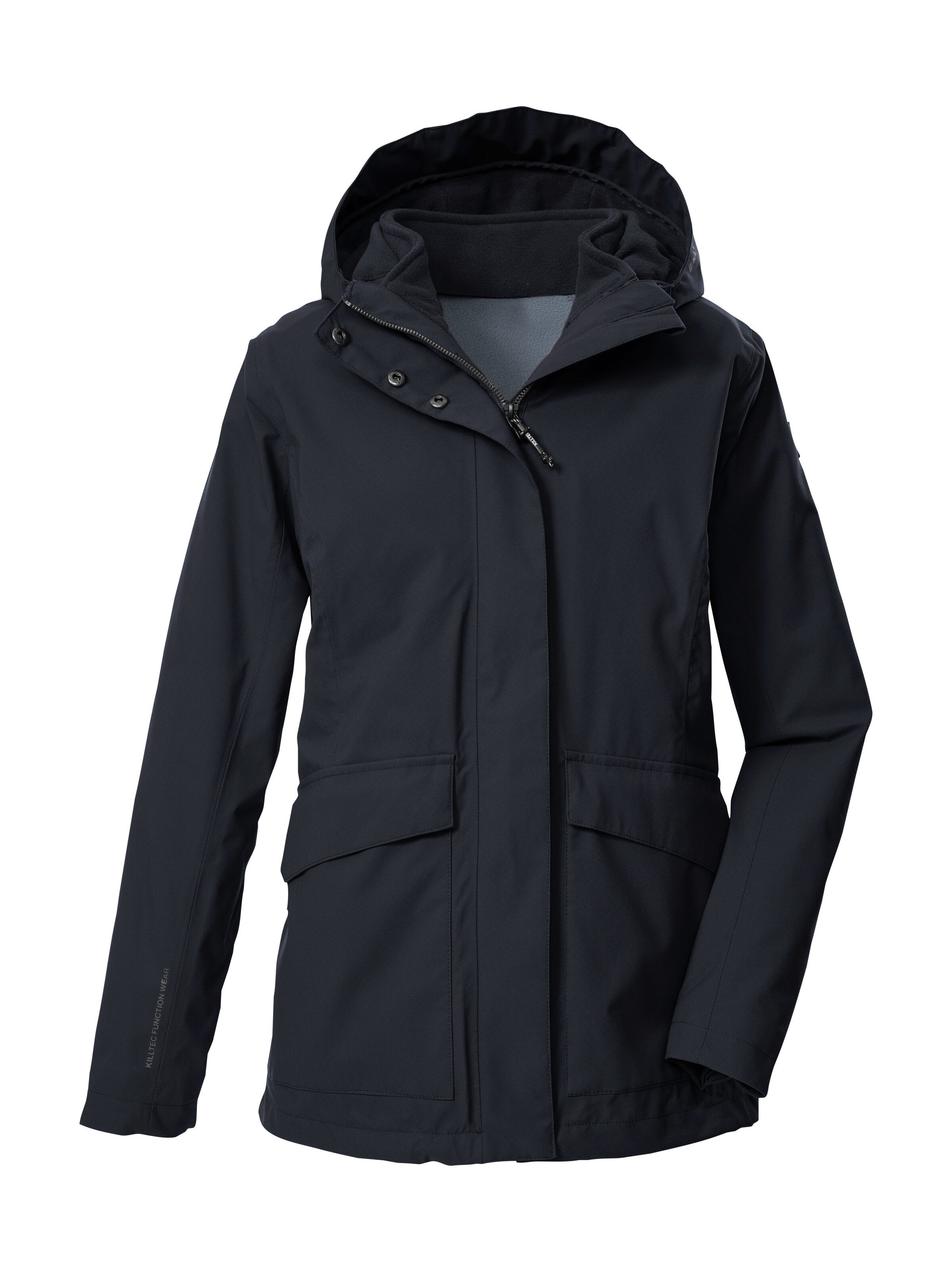 Killtec 3-in-1-Funktionsjacke KOW 189 WMN JCKT 3 in 1 Damenjacke: wasserdicht, atmungsaktiv, Fleece einzippen