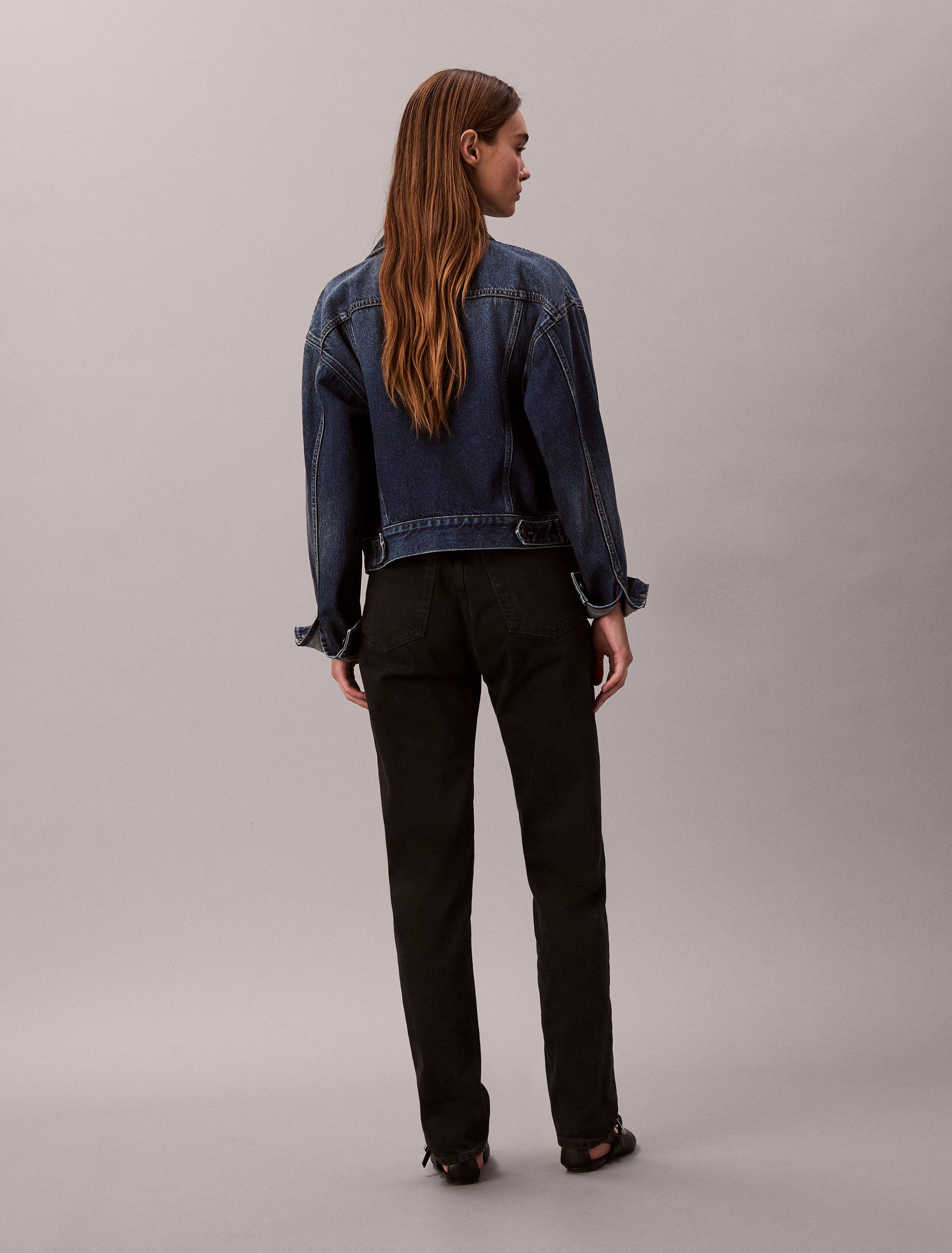 Calvin Klein Jeans Mom-Jeans NEW MOM JEAN mit Markenlabel am Bund