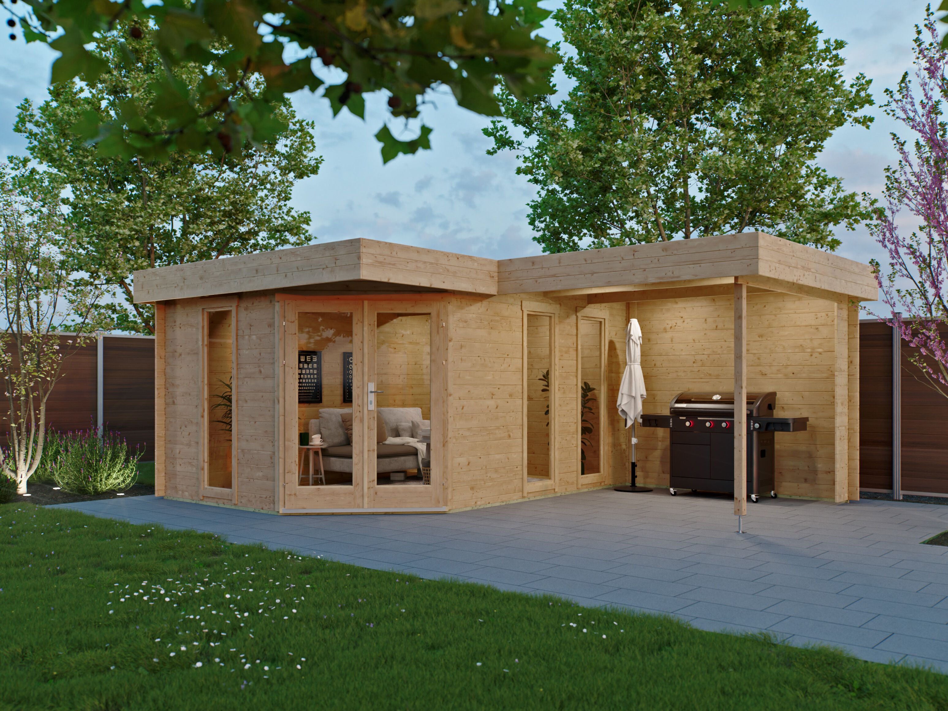 Fjordholz Gartenhaus Miro 28
