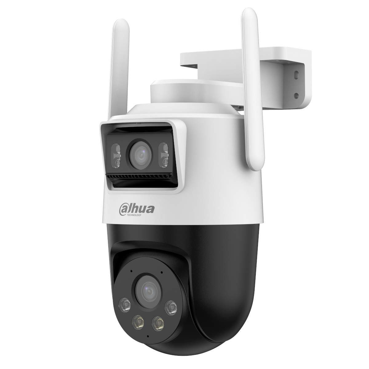 Dahua Überwachungskamera Picoo Dual D1 intelligente 3+3 MP 4G/LTE-Überwachungskamera (Außenbereich, Innenbereich, Nachtsicht, Wetterfest, 2-Wege-Audio)