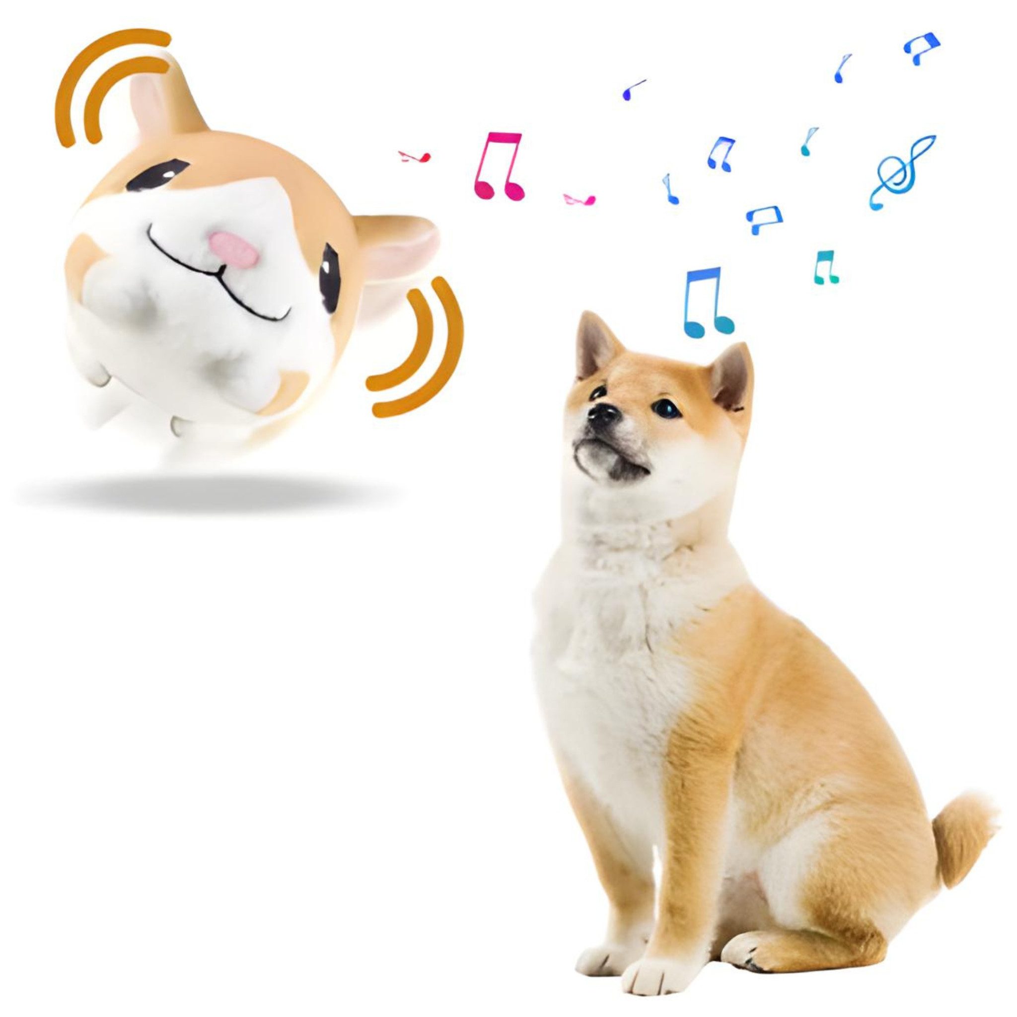HS.SUPPLY Tier-Intelligenzspielzeug Hundespielzeug bewegender Ball, Katzens günstig online kaufen