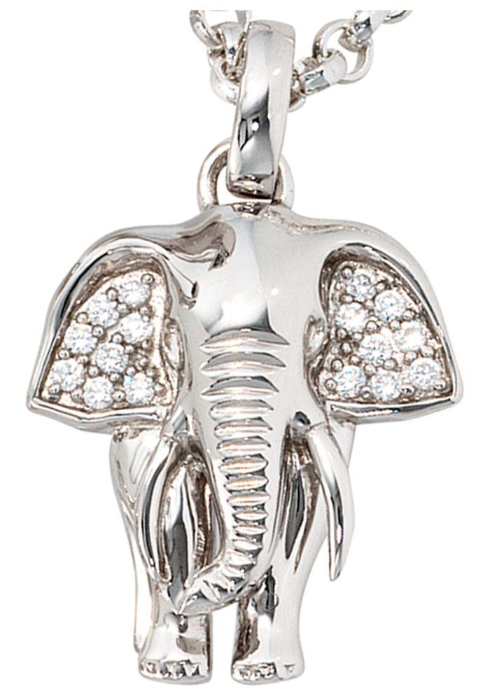 JOBO Kettenanhänger Anhänger Elefant, 925 Silber günstig online kaufen