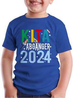 Shirtracer T-Shirt Kita Abgänger 2024 II Einschulung Junge Schulanfang Geschenke