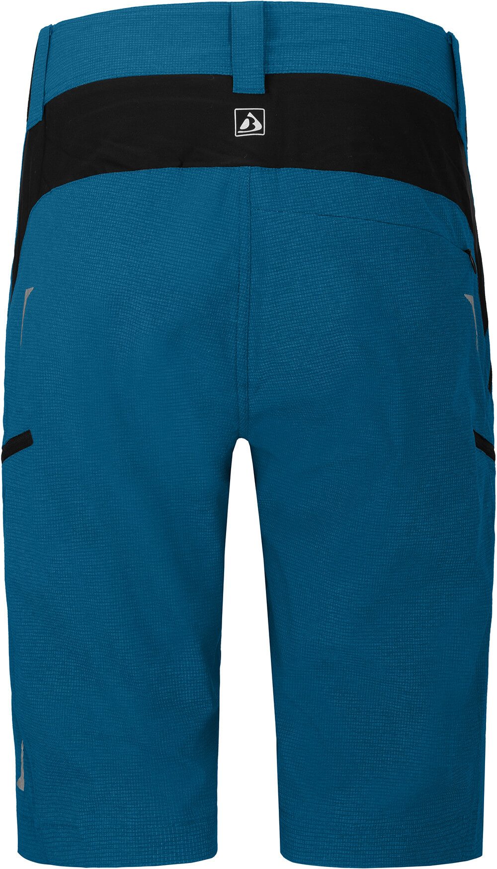 Bergson Outdoorhose VALLI Bermuda Damen Radshorts, robust, elastisch, Normalgrößen, Saphir blau