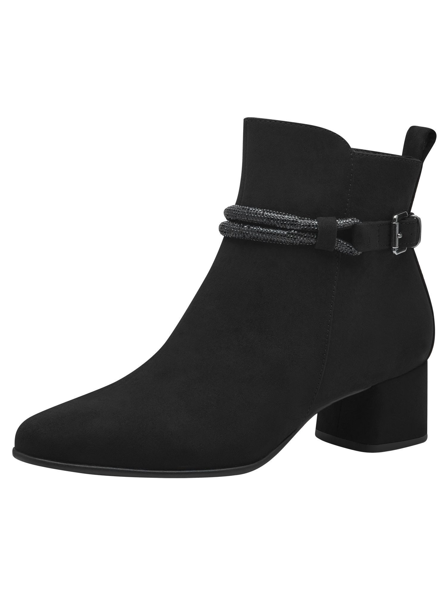 MARCO TOZZI Stivaletti Donna Con Zip E Slip - Modello 2-25000-43 In Pelle, Plantare Morbido Feel Me - 4