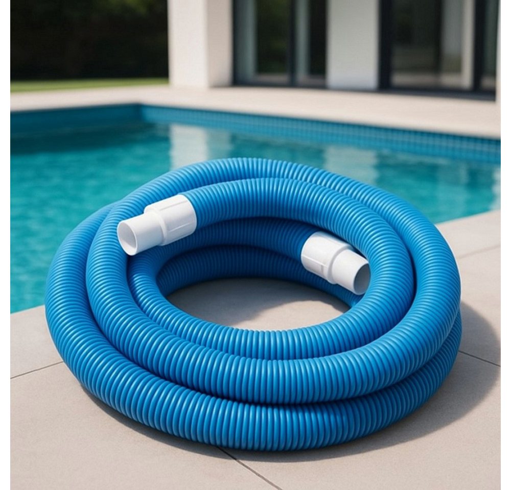 Thumbnail - BruKa Poolschlauch Ø 38mm Poolschlauch mit festen Muffen Saugschlauch, Poolsauger Pool Schlauch