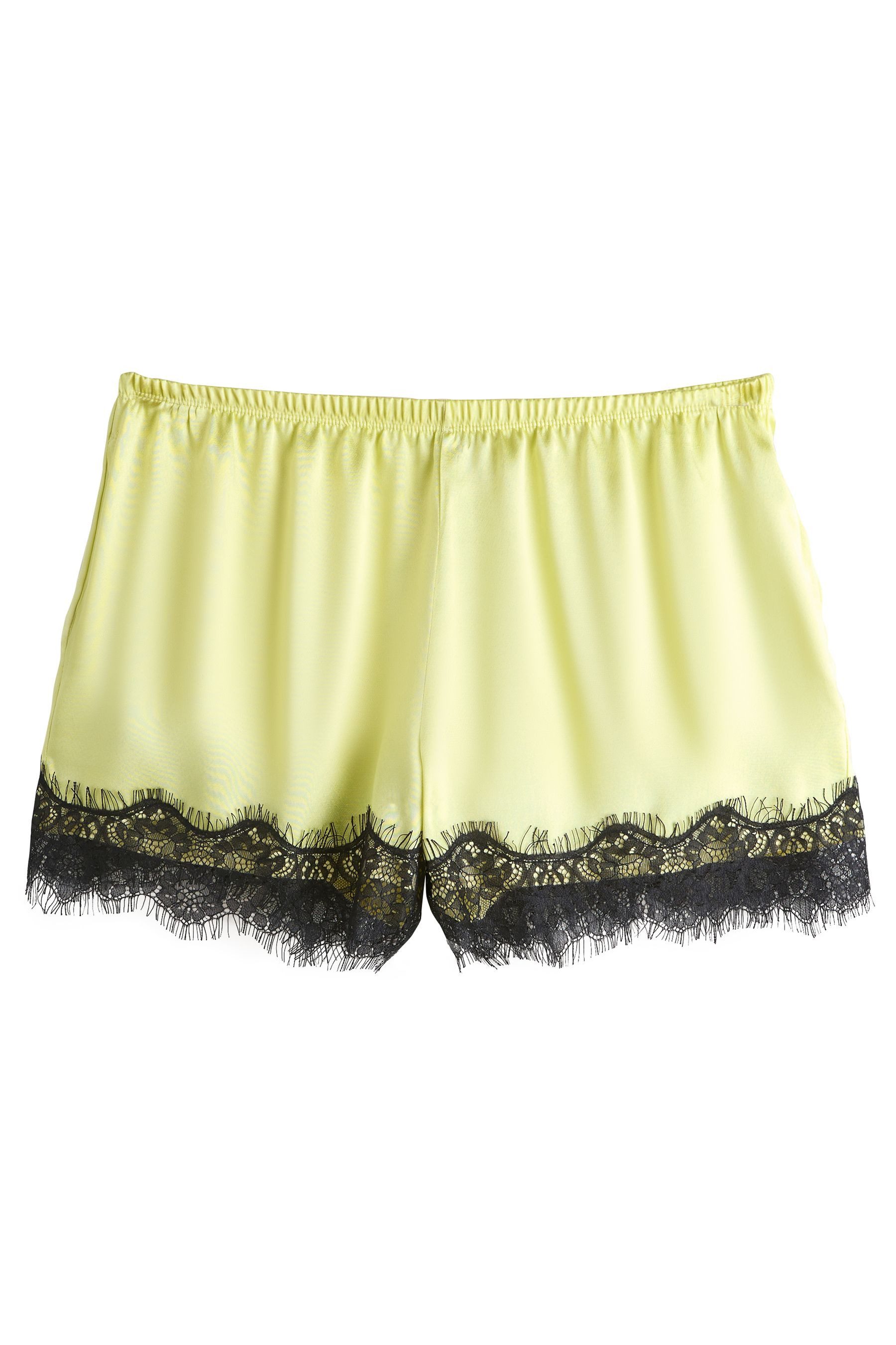 Next Shorts Shorts mit Spitzenbesatz (1-tlg)