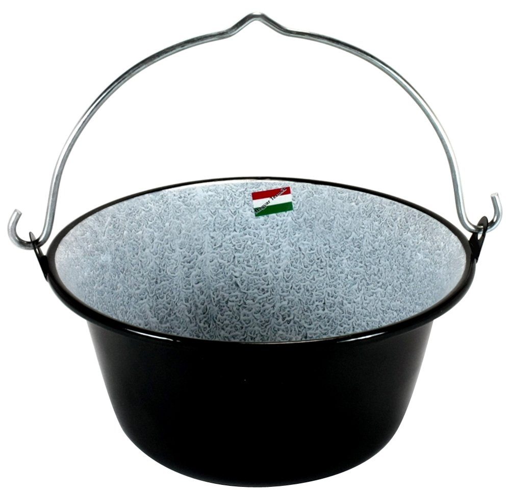Grillplanet Holzkohlegrill Gulaschkessel 6 Liter emailliert, Nein