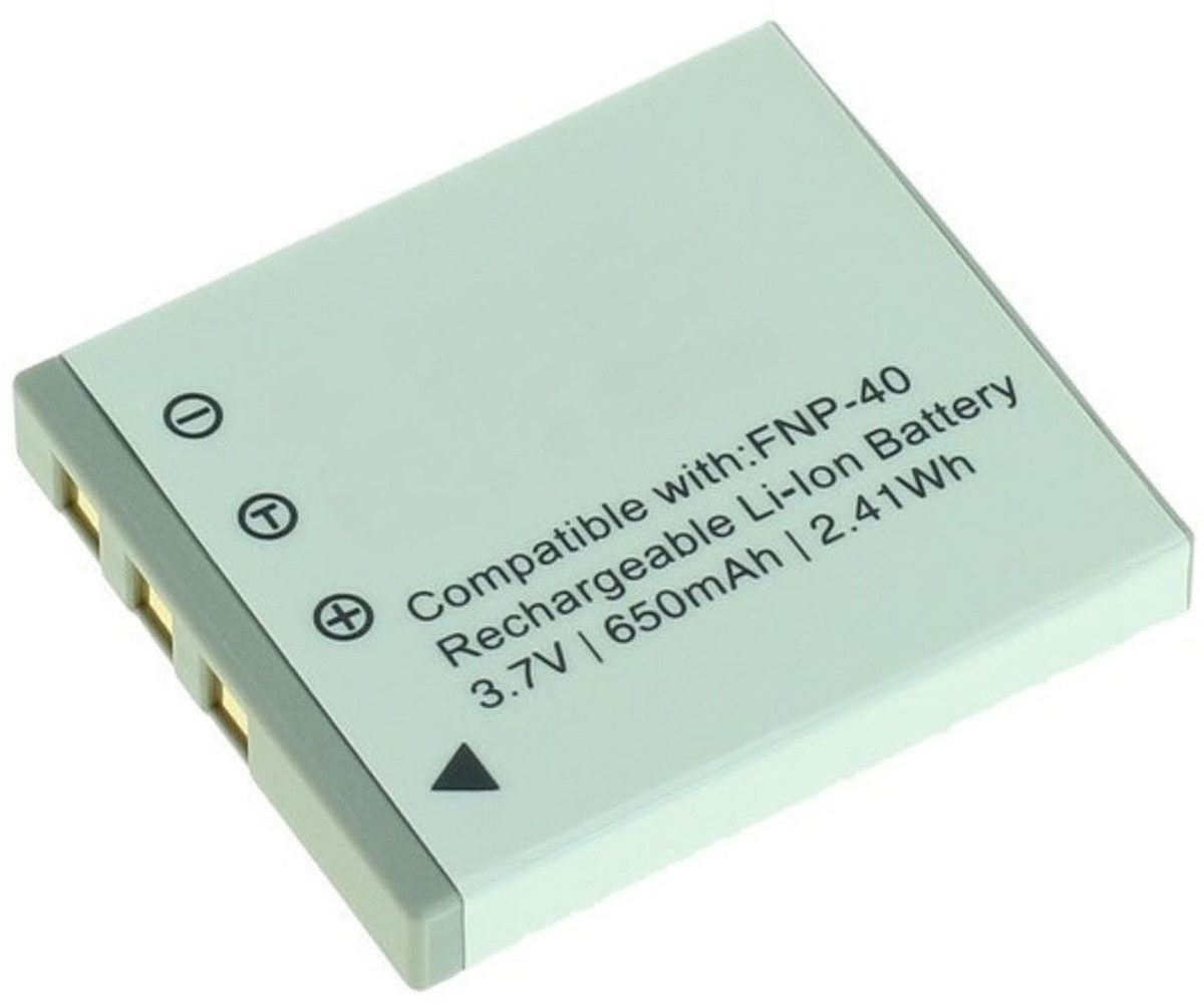 Akku für Sanyo Xacti VPC-E 1075 Li-Ion 3,7 Volt 650 mAh schwarz Kamera-Akku
