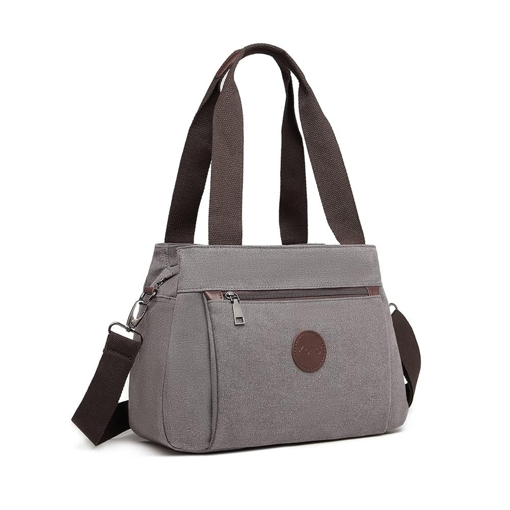 KONO Shopper Canvas Handtasche Frauen Schultertasche günstig online kaufen