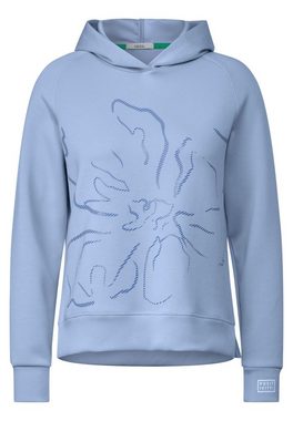 Cecil Hoodie mit floralem Frontprint