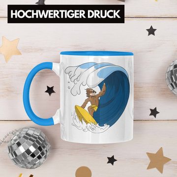 Trendation Tasse Trendation - Coole Faultier Tasse Geschenk Welle Geschenkidee Mädchen Jungs Coole Grafik