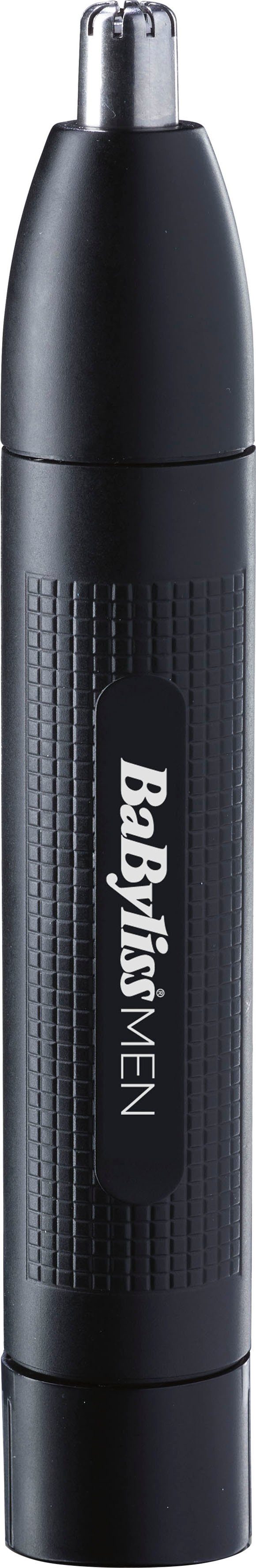 BaByliss Nasen- und Ohrhaartrimmer E650E MEN, Detail-Trimmer,  Batteriebetrieben (AA): im Lieferumfang enthalten