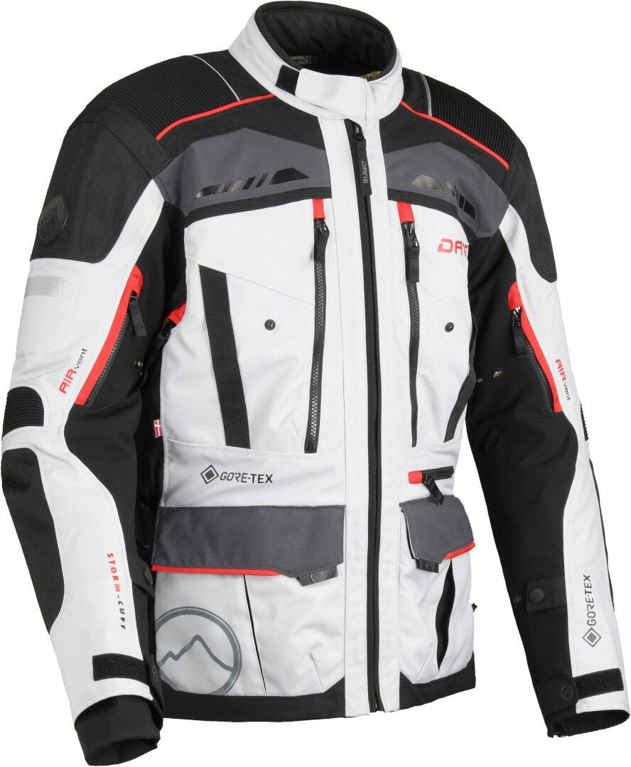DANE Motorradjacke Hornum wasserdichte Motorrad Textiljacke herausnehmbares Innenfutter,wasserdicht