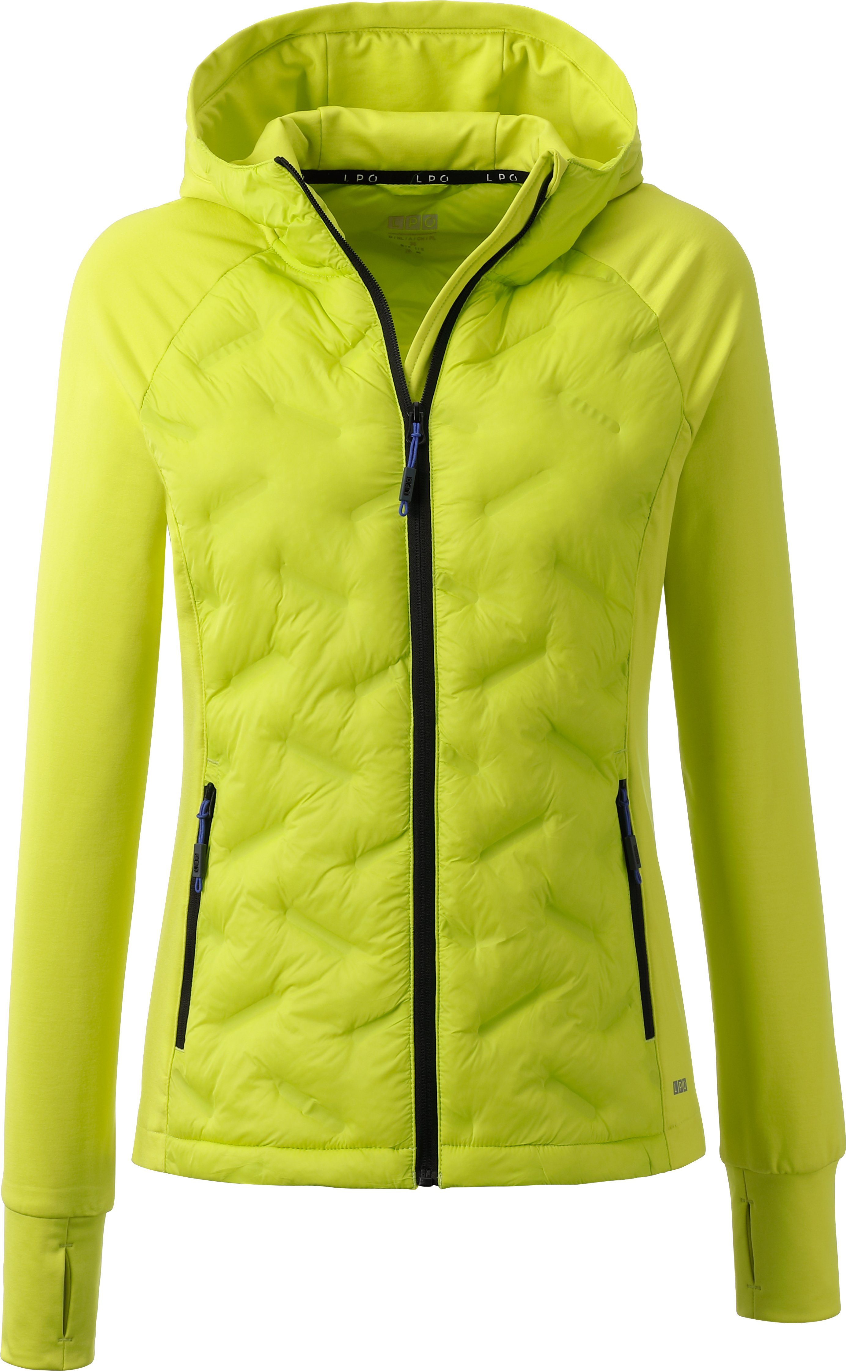 DEPROC Active Steppjacke VIONA CS Women Hybridjacke, Funktionsjacke, Sportjacke mit Kapuze