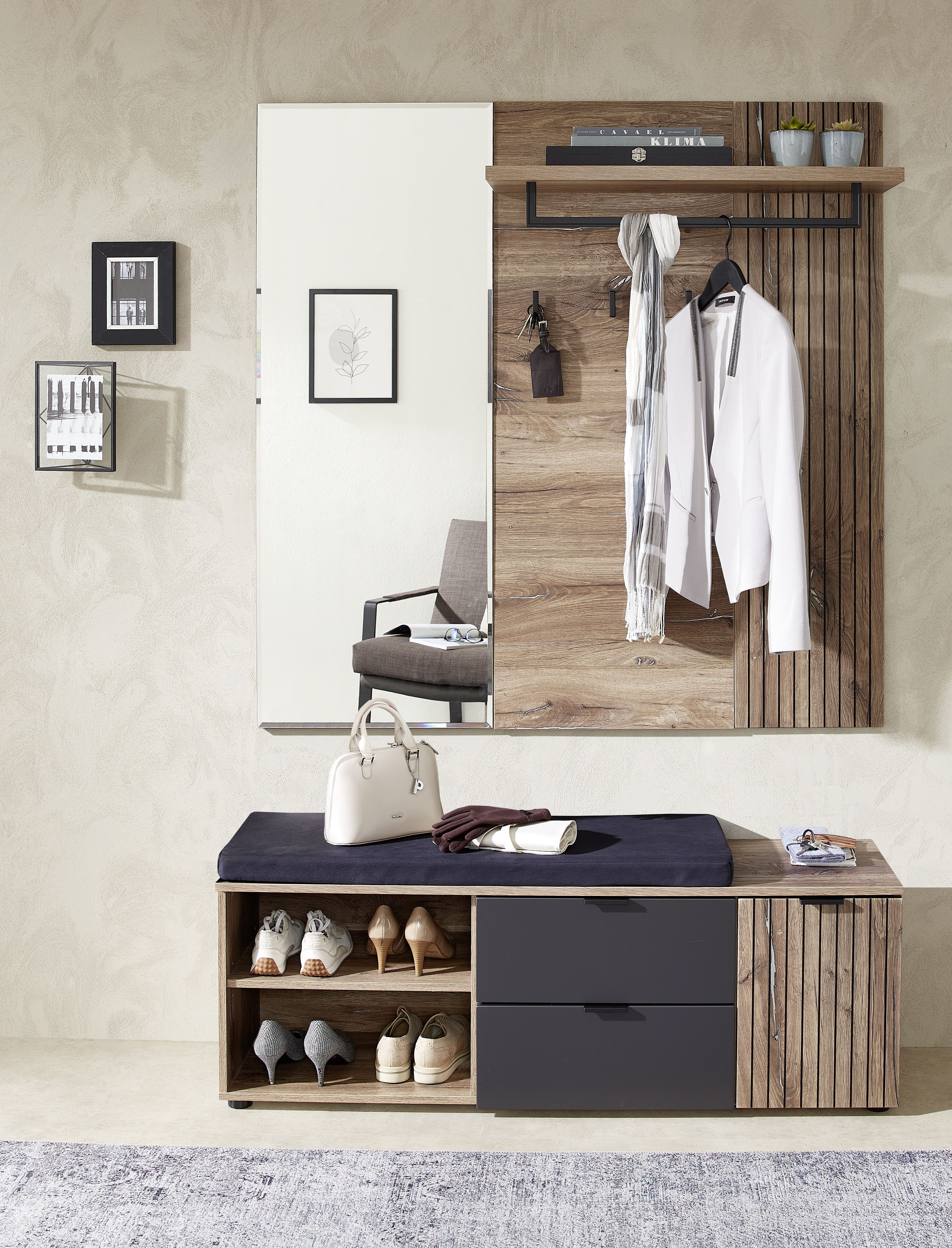 Innostyle Garderoben-Set LINEA Garderoben Set,besteht aus 2 Typen, 134x204x38cm (B/H/T), (2-St)