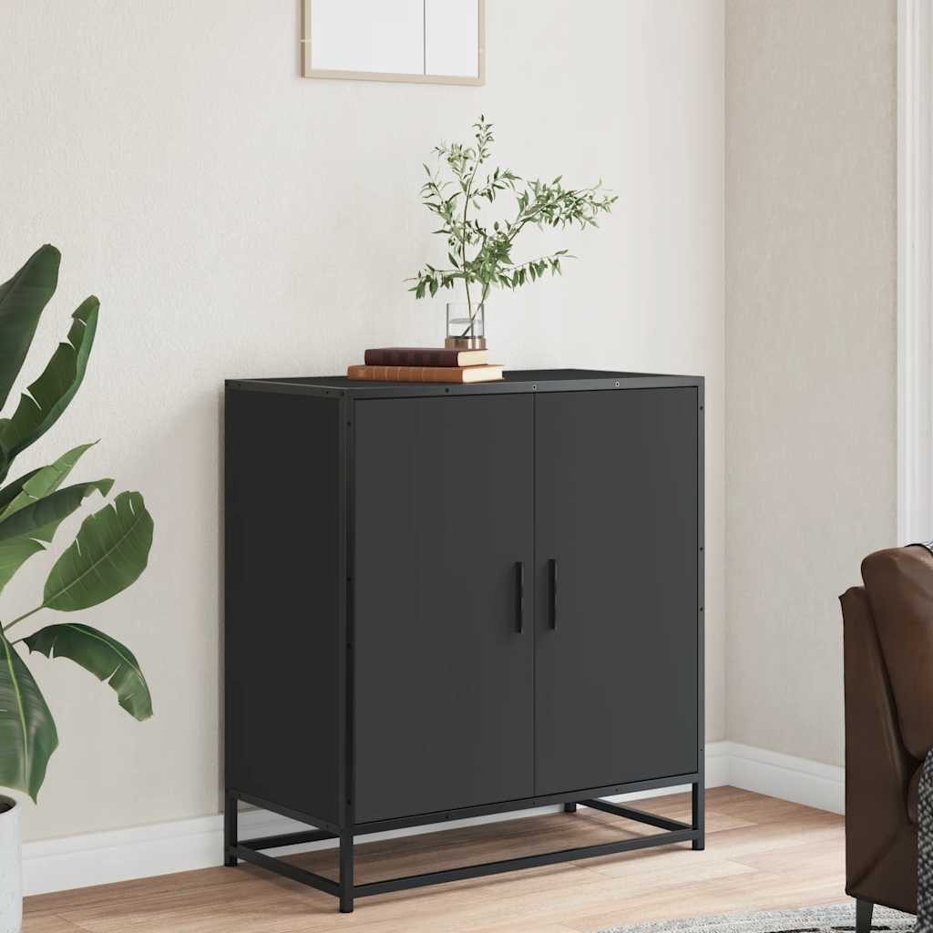 vidaXL Sideboard Sideboard Schwarz 68x35x76 cm günstig online kaufen