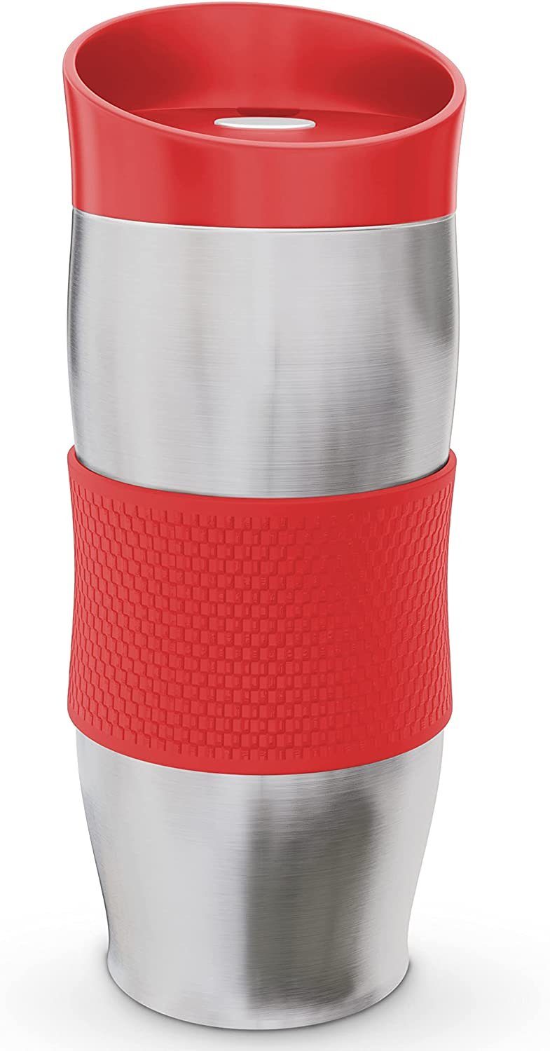 Cosumy Thermobecher Thermobecher Kaffee To Go Blau, 1-tlg., Edelstahl, Spülmaschinenfest