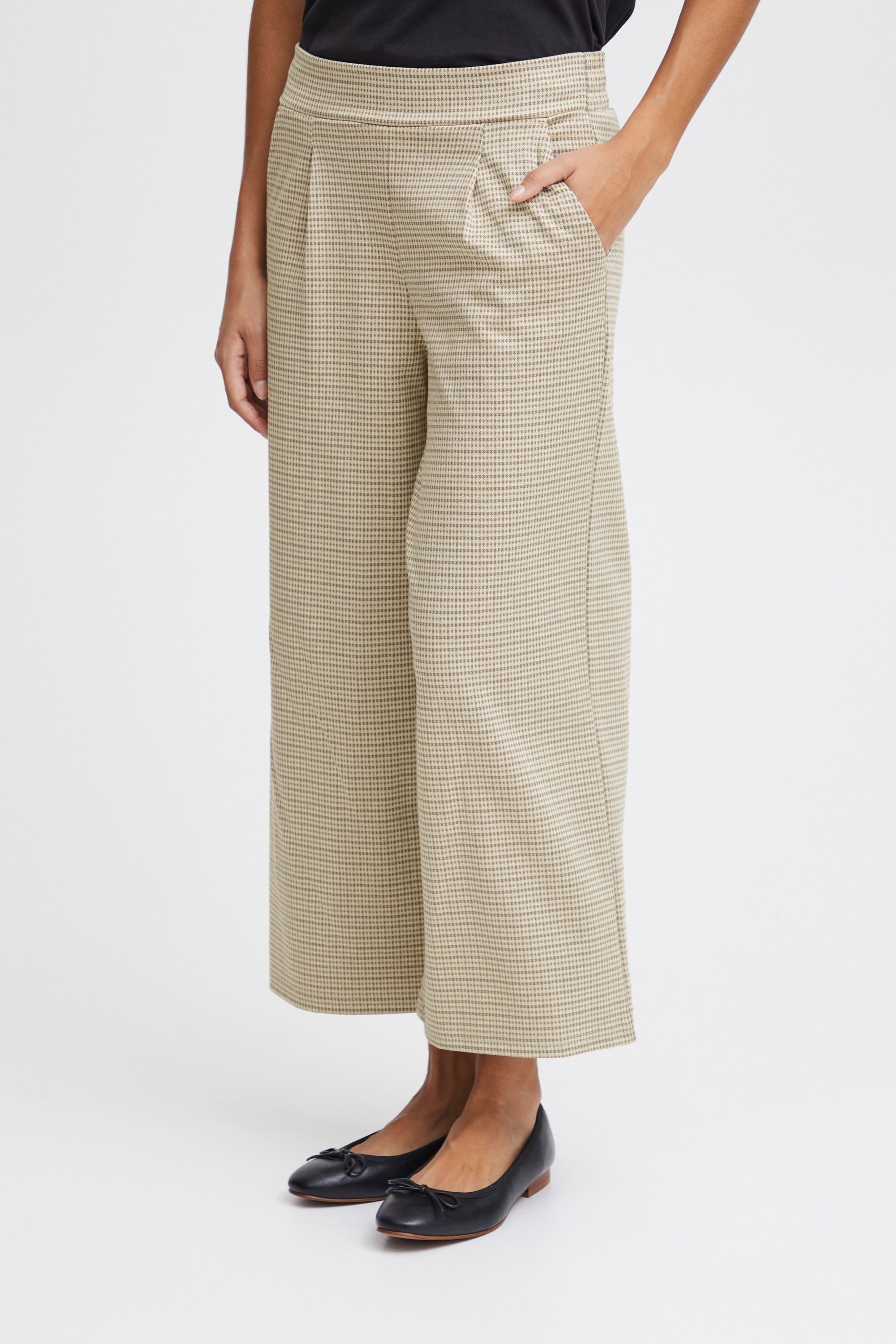 Ichi Stoffhose IHKATE CAMELEON CROPPED WIDE günstig online kaufen