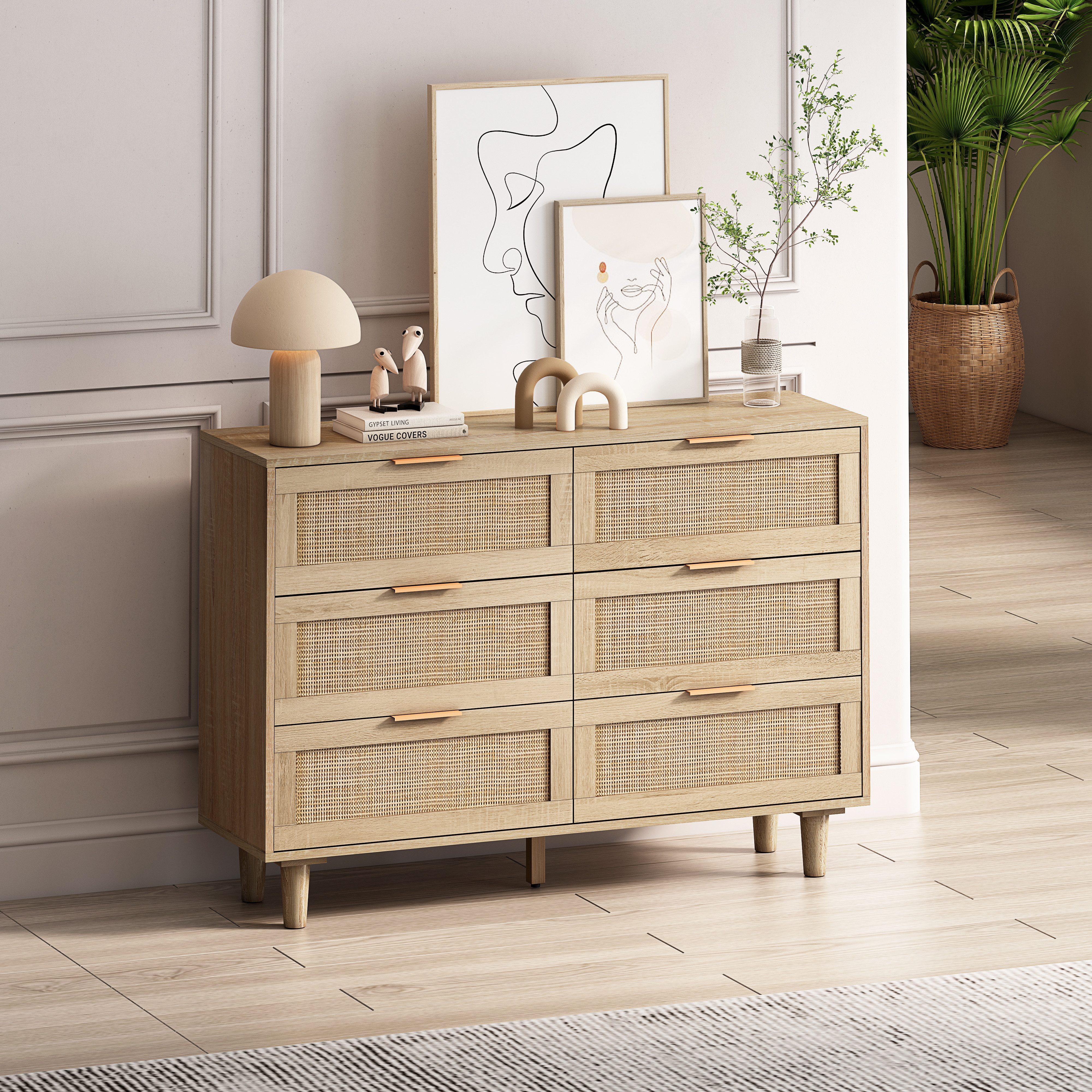 HAUSS SPOLE Sideboard 110cm Mehrzweckschrank Kommode günstig online kaufen